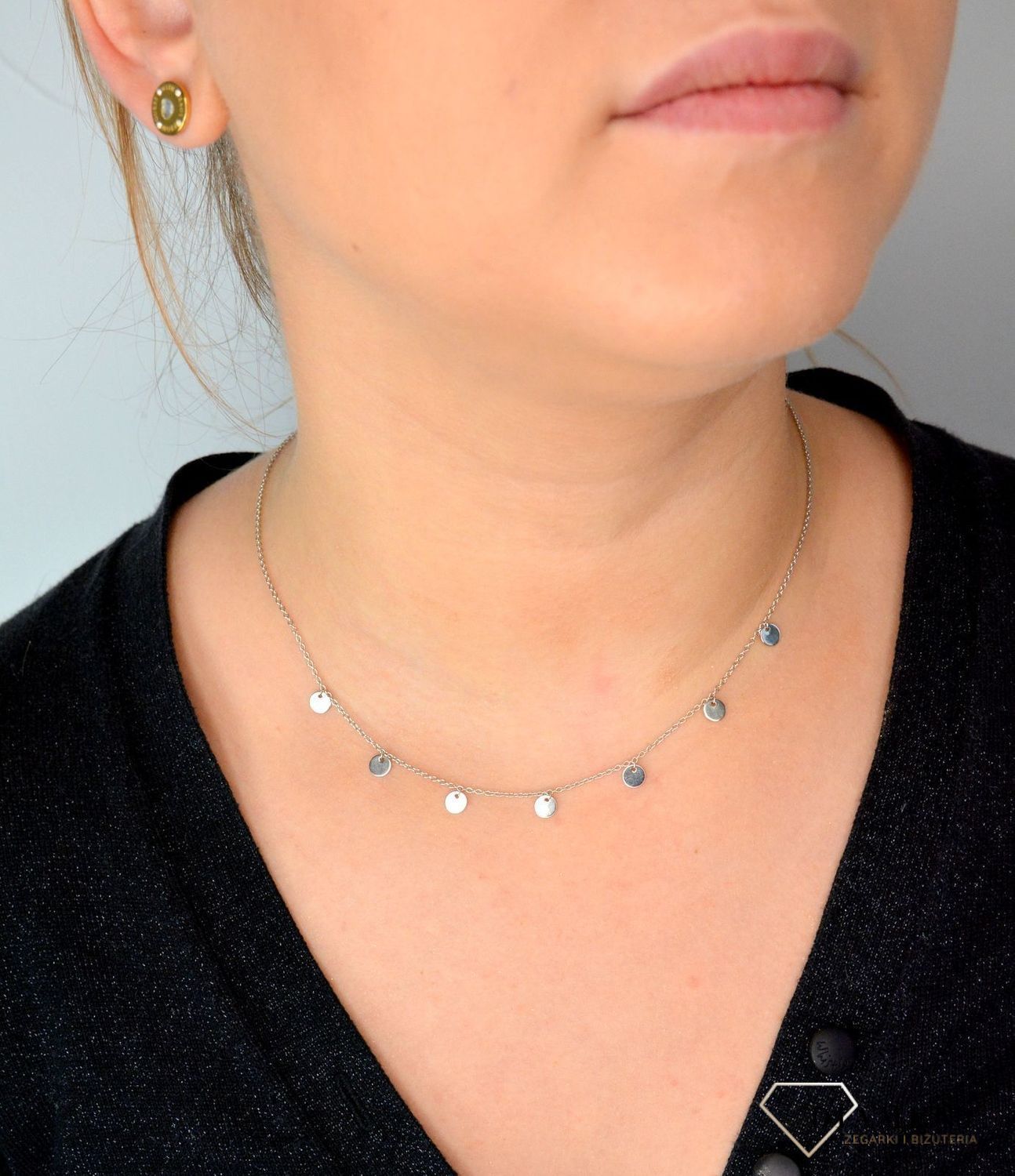 Srebrny naszyjnik celebrytka choker z pełnymi kółkami DIA-NSZ-CHOKER3-925.jpg