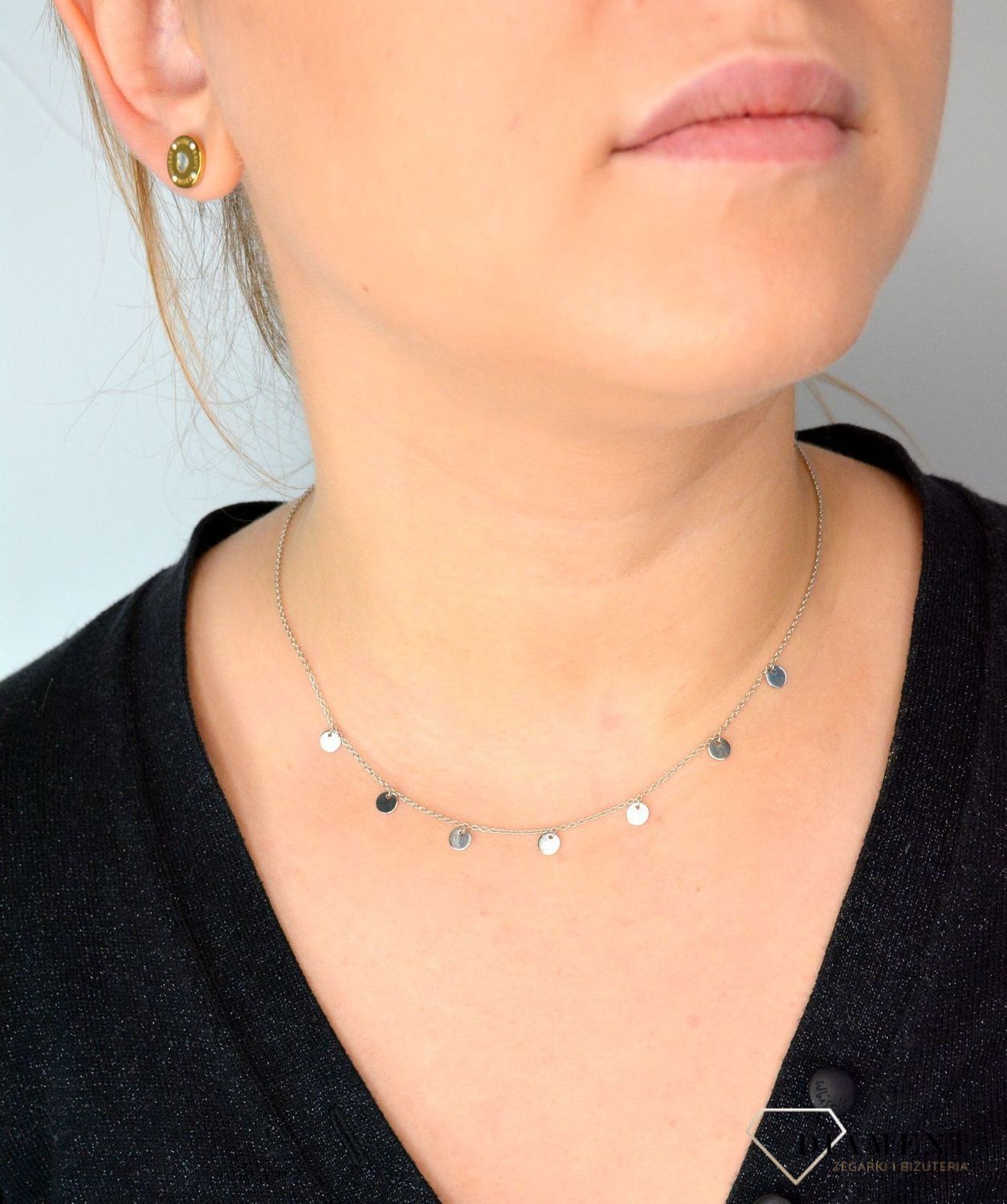 Srebrny naszyjnik celebrytka choker z pełnymi kółkami DIA-NSZ-CHOKER3-925.jpg