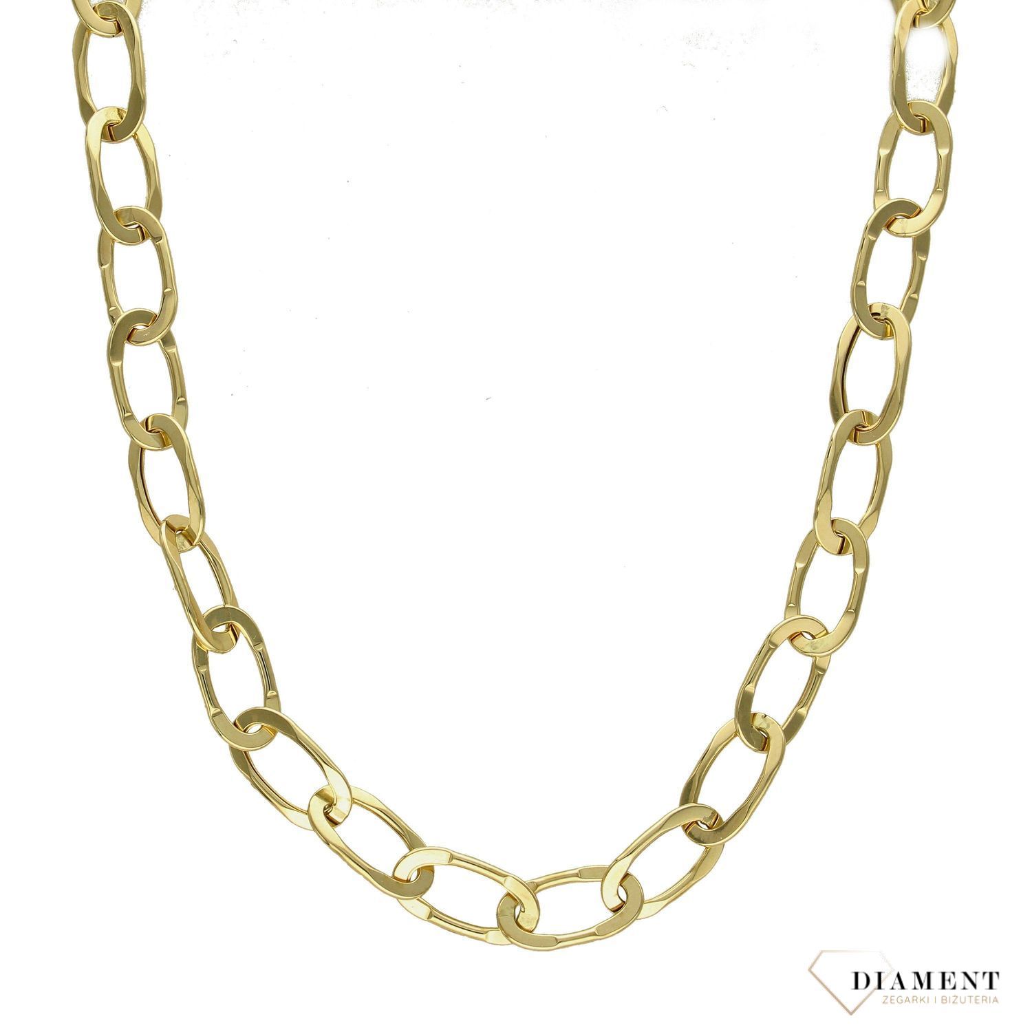 Złoty naszyjnik 585 dmuchane ogniwka DIA-NSZ-CO205289-585.jpg