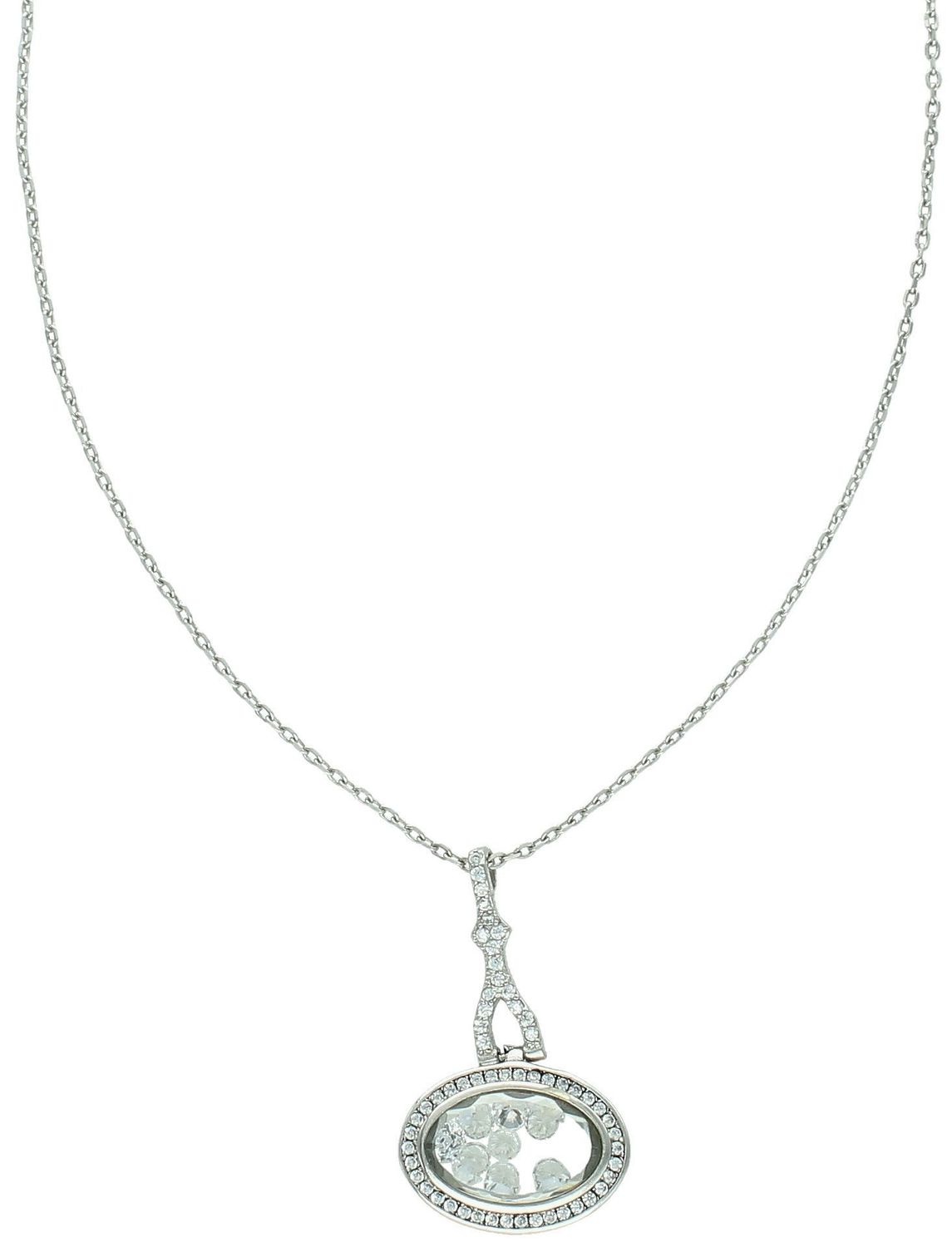 Srebrny naszyjnik damski 925 zawieszka z cyrkoniami DIA-NSZ-CZAPARD-925. Modny naszyjnik damski na prezent. Naszyjnik z zawieszką. Naszyjnik z cyrkoniami. srebrny naszyjnik dla kobiety.1.jpg