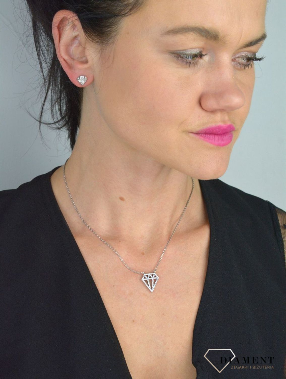 Srebrny naszyjnik celebrytka Diamencik z cyrkonią DIA-NSZ-DIAMENCIK-925.jpg