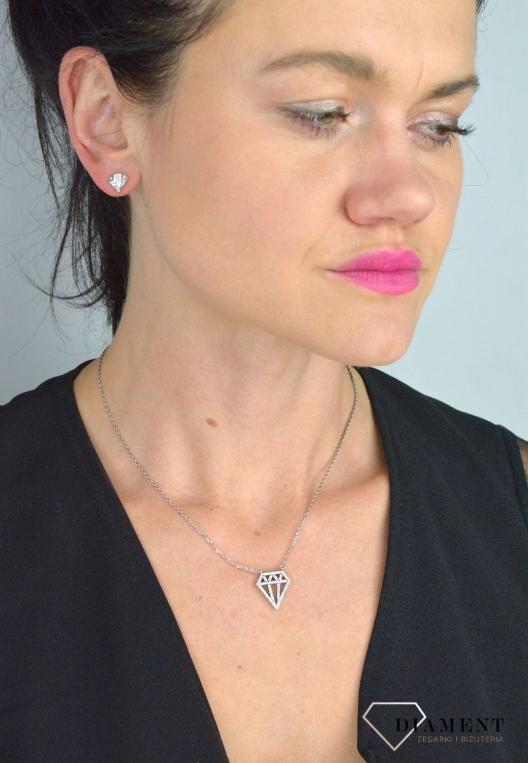 Srebrny naszyjnik celebrytka Diamencik z cyrkonią DIA-NSZ-DIAMENCIK-925.jpg