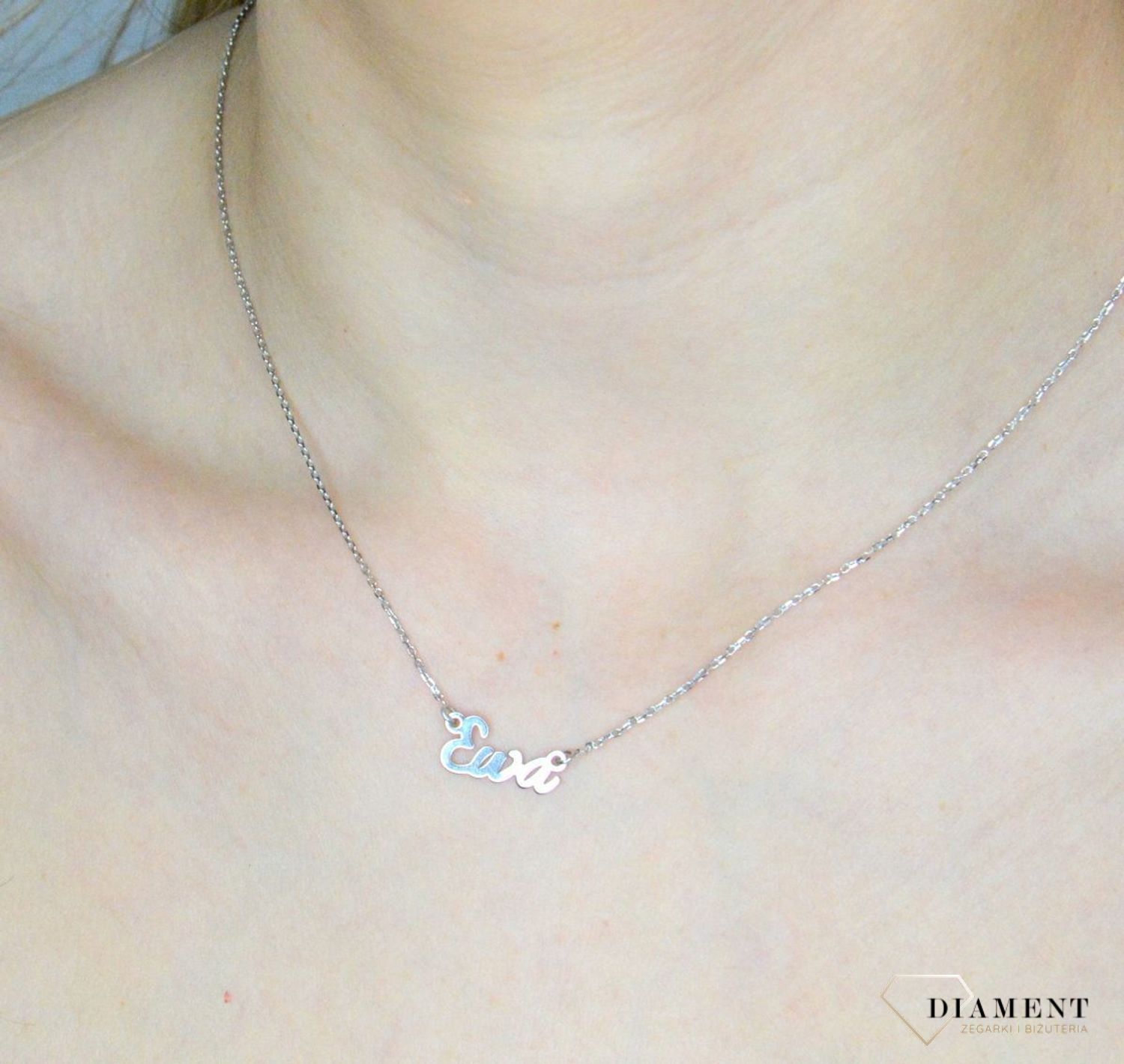 Naszyjnik damski z imieniem Ewa 925 srebrna celebrytka DIA-NSZ-EWACELR-925.jpg