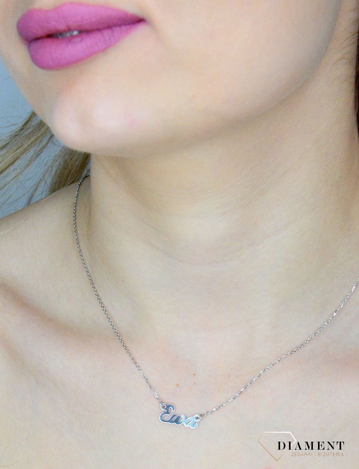 Naszyjnik damski z imieniem Ewa 925 srebrna celebrytka DIA-NSZ-EWACELR-925.jpg