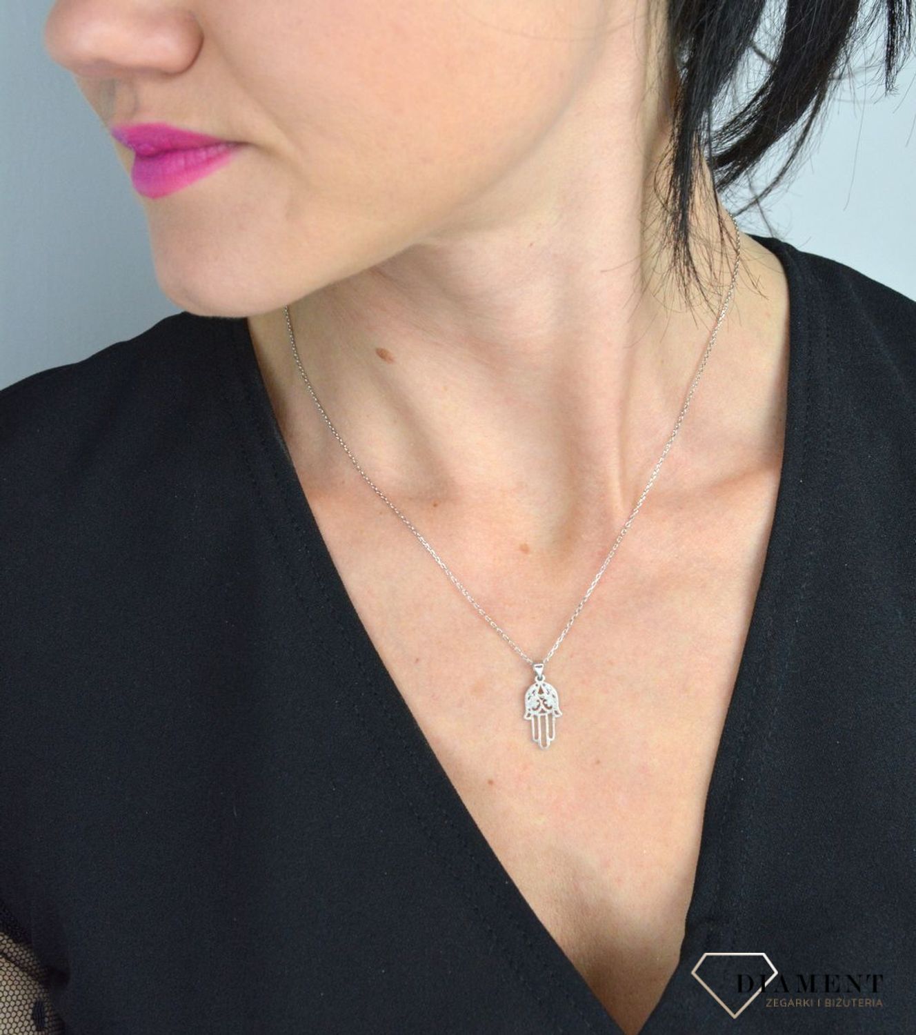 Srebrny naszyjnik celebrytka Ręka Fatima DIA-NSZ-FATIMA-925.jpg
