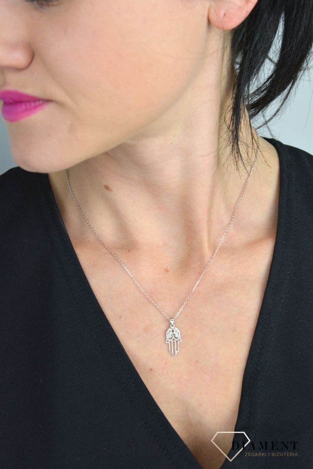 Srebrny naszyjnik celebrytka Ręka Fatima DIA-NSZ-FATIMA-925.jpg