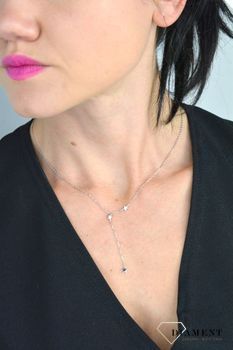 Srebrny naszyjnik celebrytka trzy gwiazdki DIA-NSZ-GWIAZDKA4-925. Model naszyjnika został wykonany w ponadczasowy i modny sposób (4).JPG