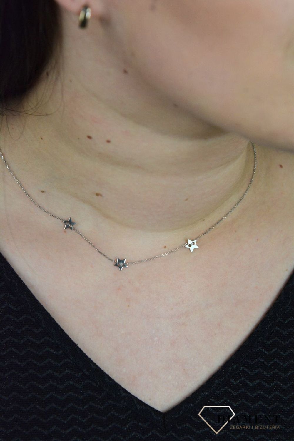 Srebrny naszyjnik celebrytka trzy gwiazdki DIA-NSZ-GWIAZDKA5-925.jpg