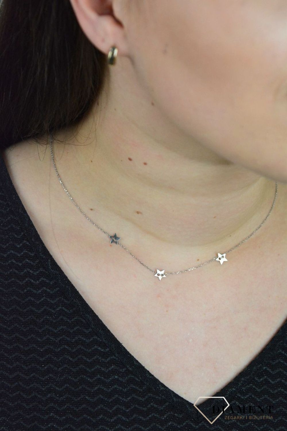 Srebrny naszyjnik celebrytka trzy gwiazdki DIA-NSZ-GWIAZDKA5-925.jpg