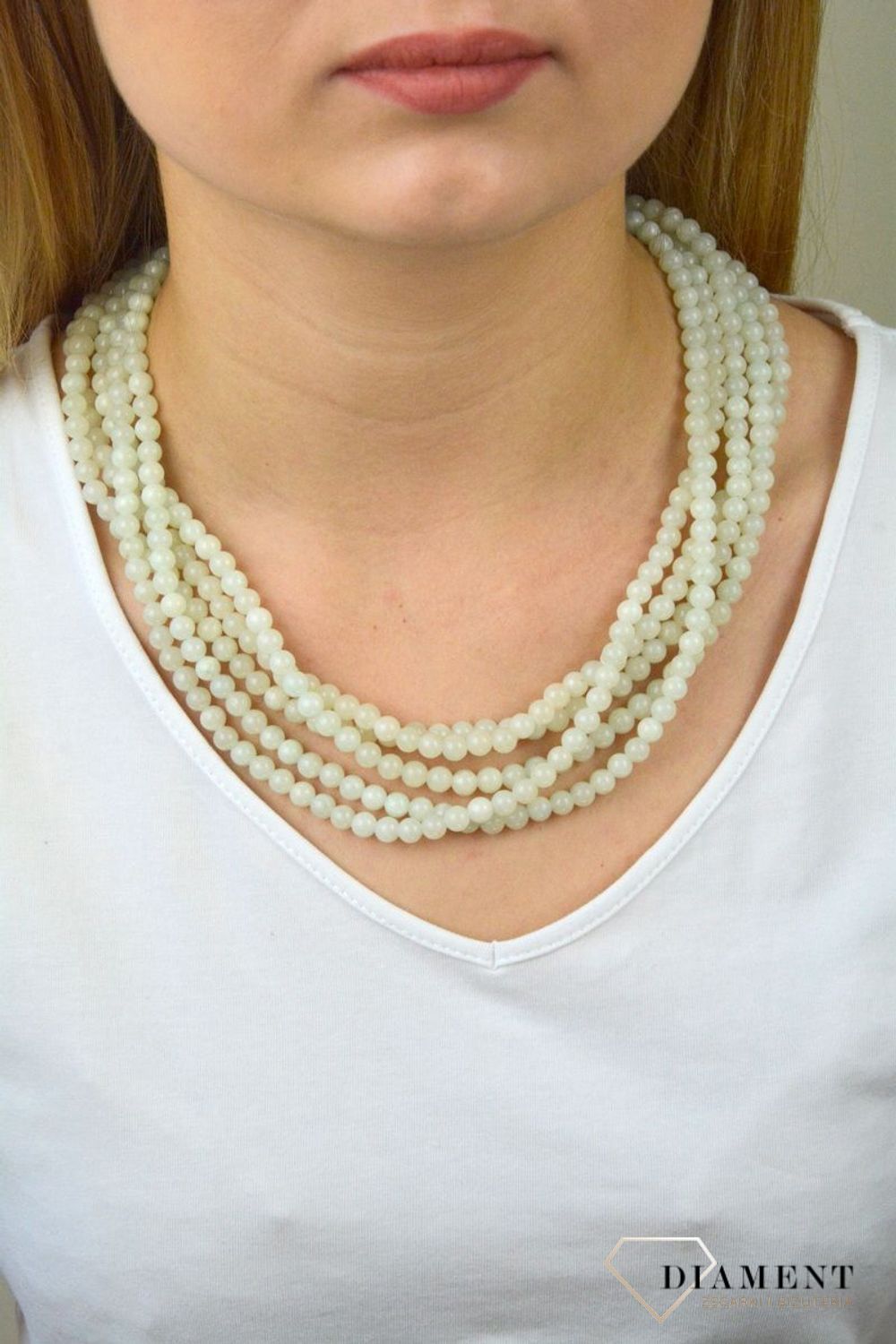 Naszyjnik damski kamienie naturalne Jasny Jadeit DIA-NSZ-JADEIT3-STAL.jpg