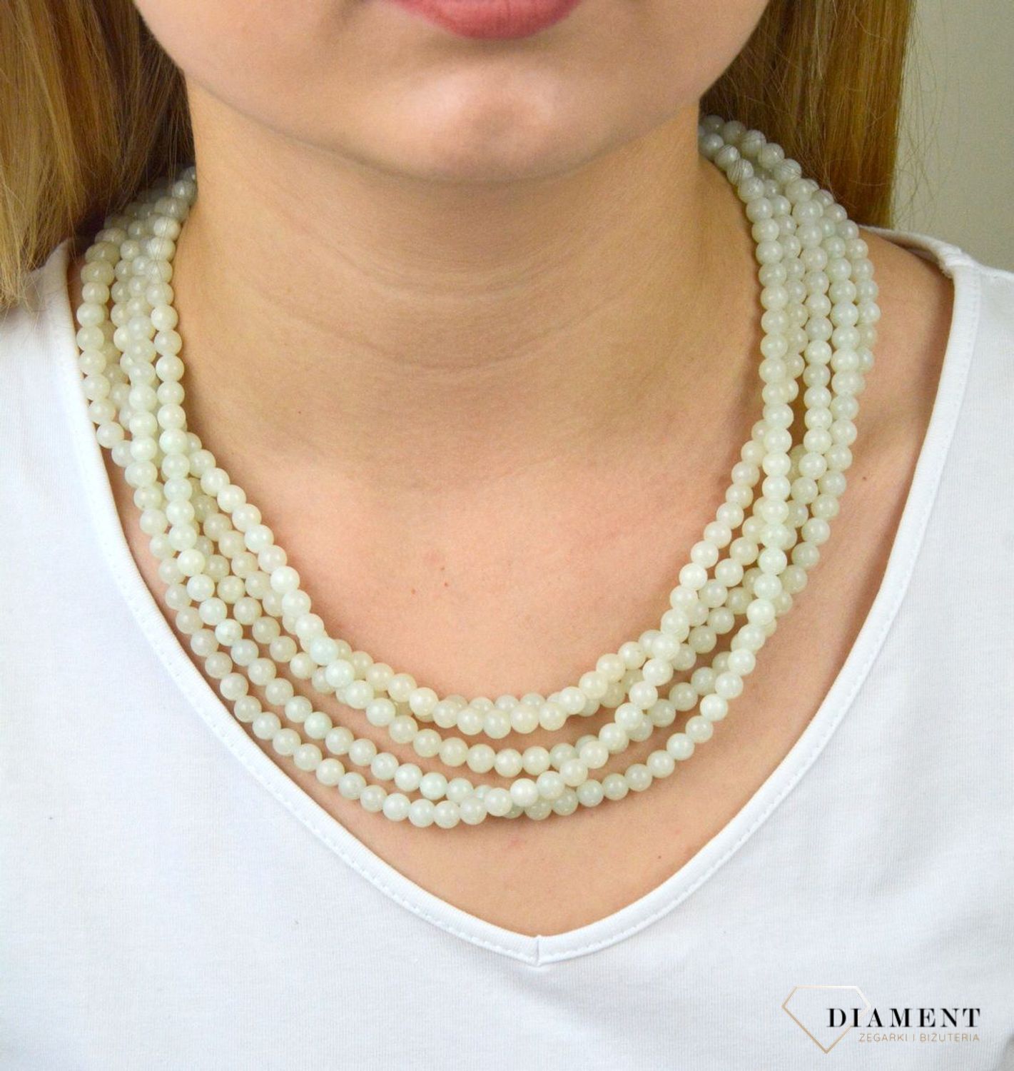 Naszyjnik damski kamienie naturalne Jasny Jadeit DIA-NSZ-JADEIT3-STAL.jpg