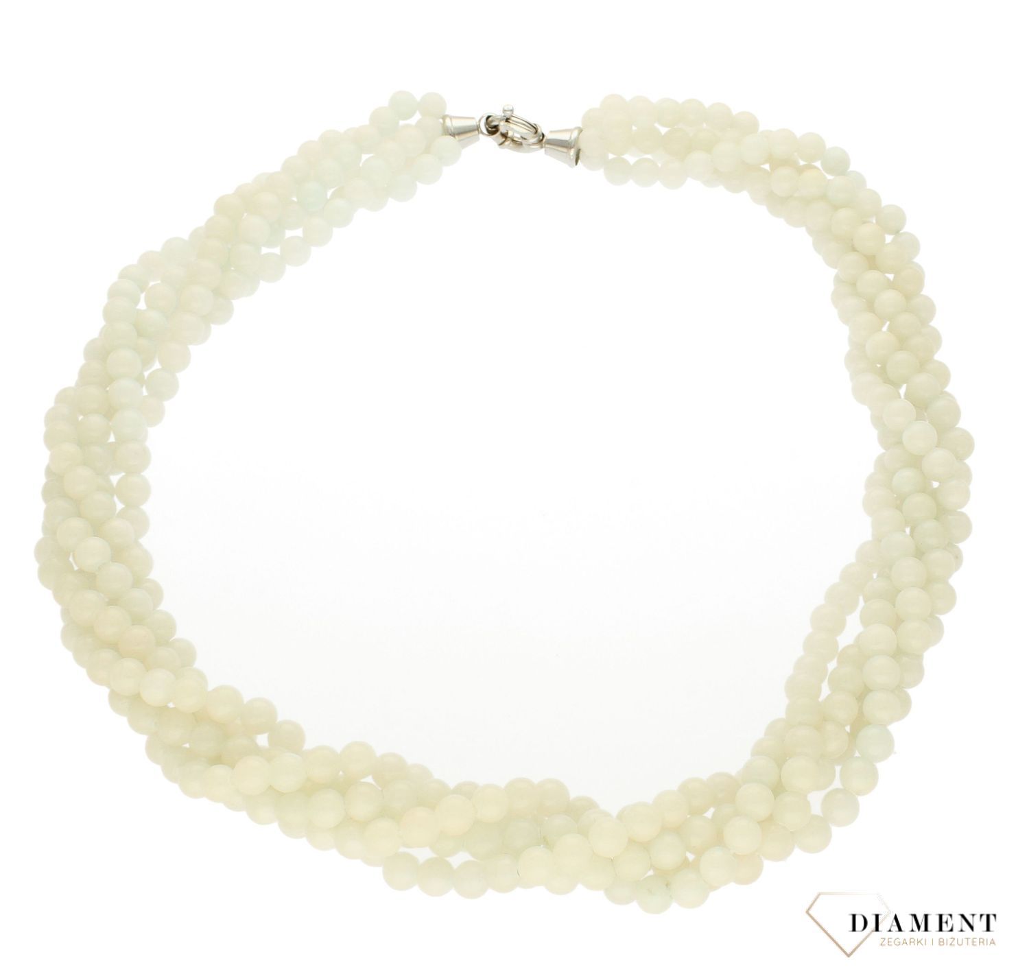 Naszyjnik damski kamienie naturalne Jasny Jadeit DIA-NSZ-JADEIT3-STAL.jpg