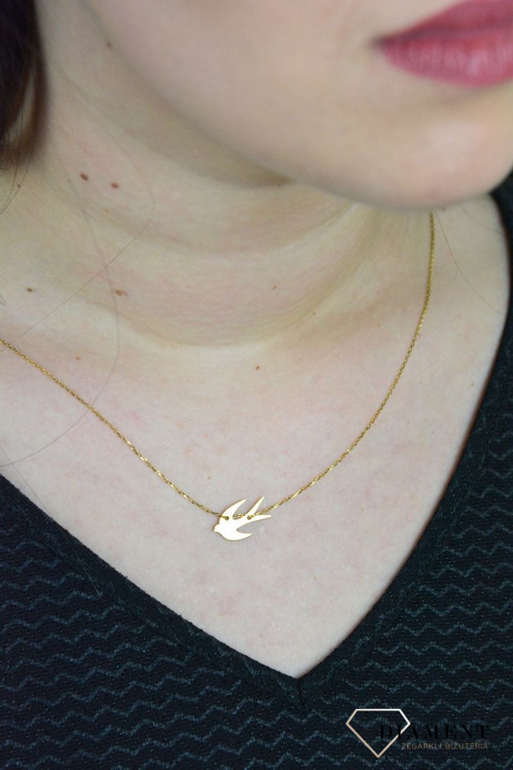Srebrny naszyjnik celebrytka jaskółka DIA-NSZ-JASKOLKA-Z-925.jpg
