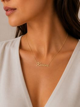 Złoty naszyjnik z imieniem Karina próba 333 – 47 cm Au.jpg