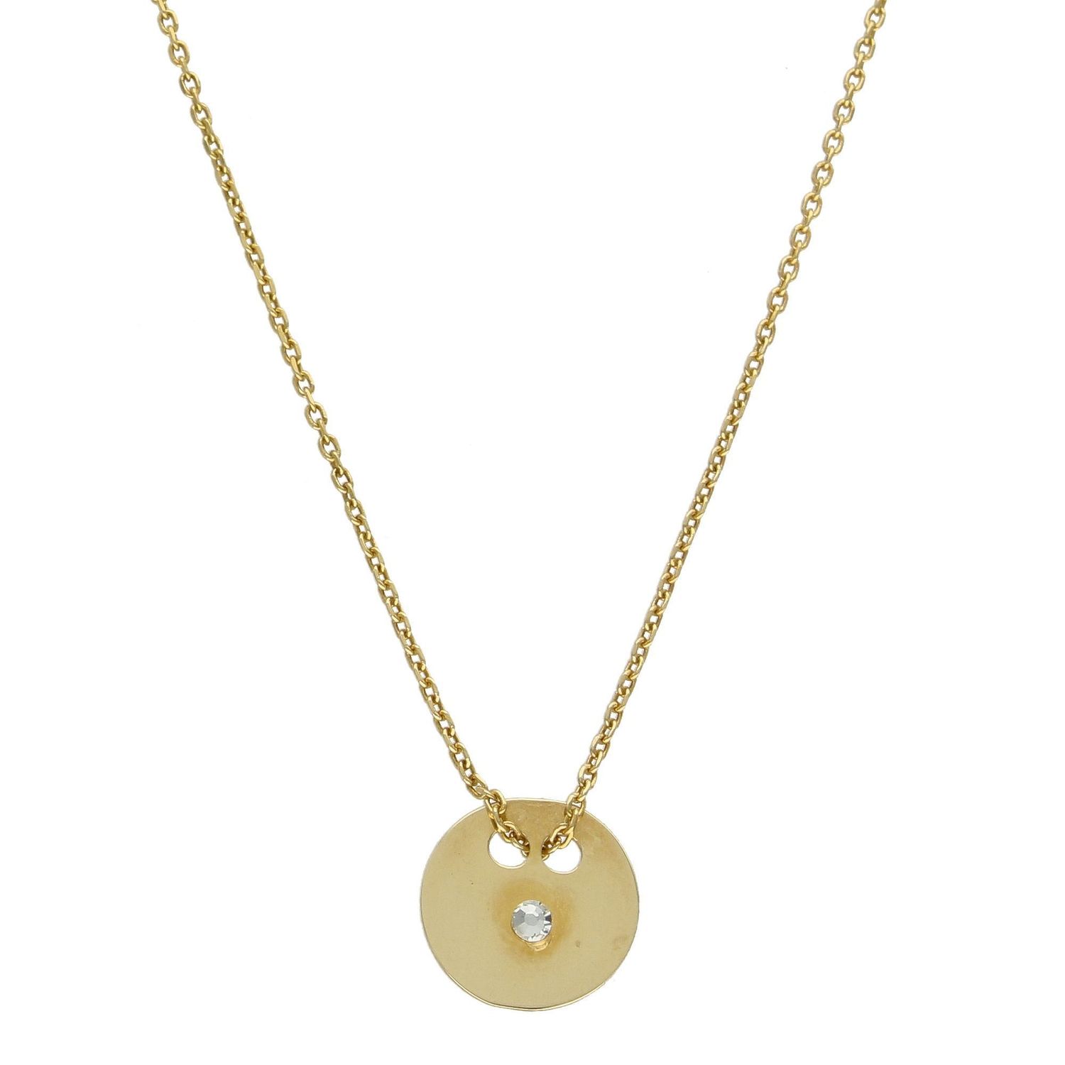 Srebrny naszyjnik celebrytka pozłacane kółko z cyrkonią DIA-NSZ-KOLKO19-925.jpg