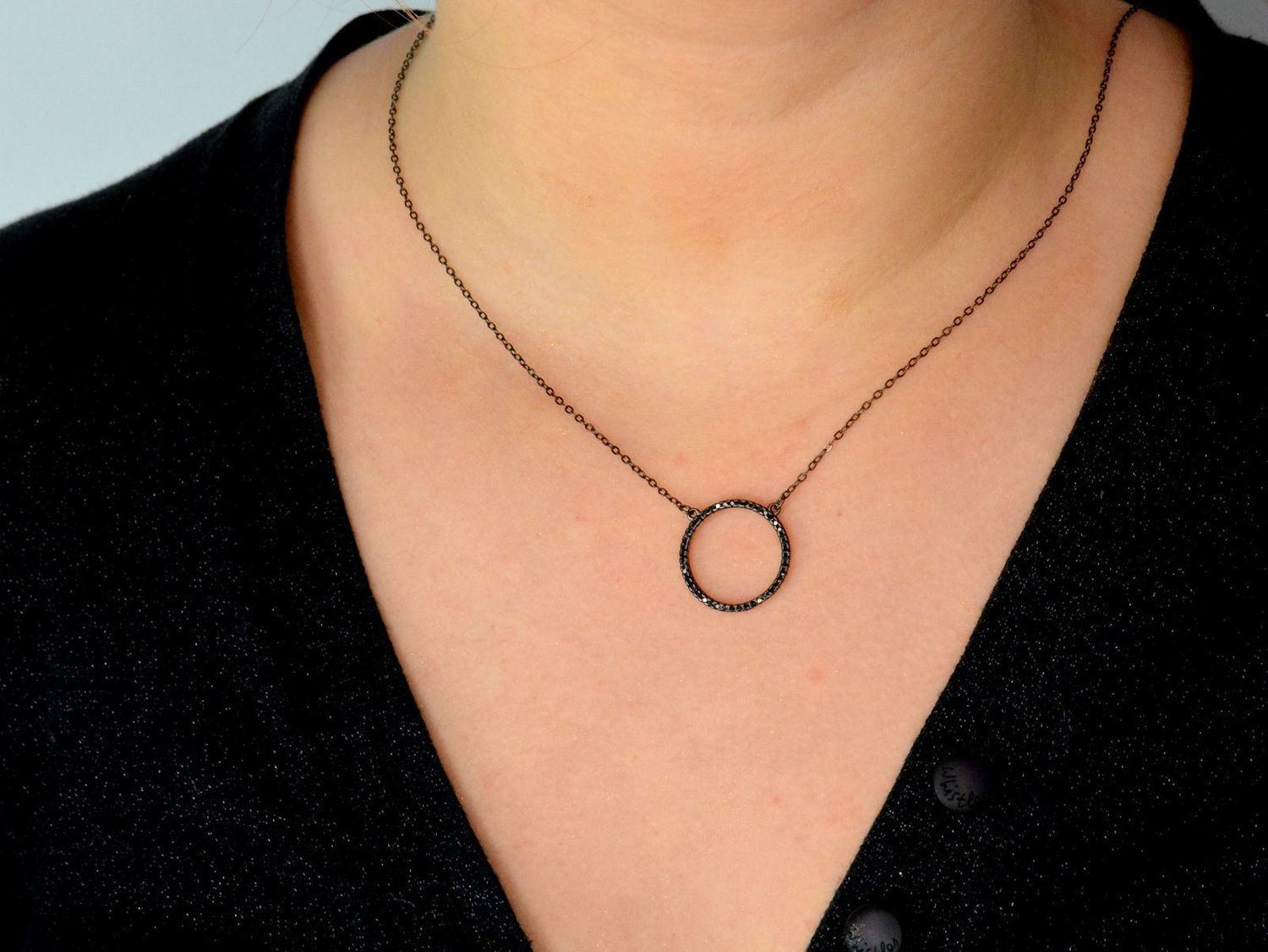 Srebrny naszyjnik celebrytka rutynowane duże kółko DIA-NSZ-KOLKO3-925.jpg