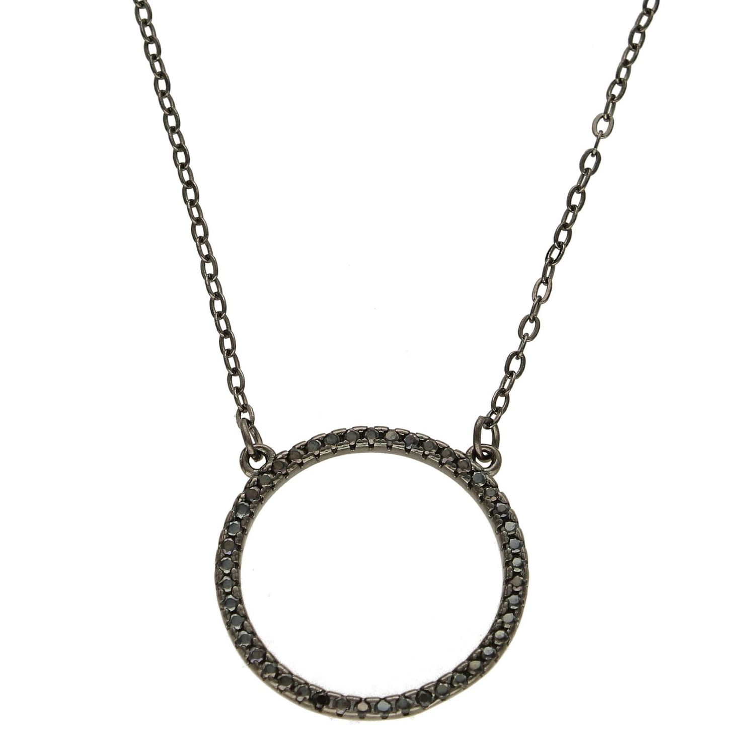 Srebrny naszyjnik celebrytka rutynowane duże kółko DIA-NSZ-KOLKO3-925.jpg