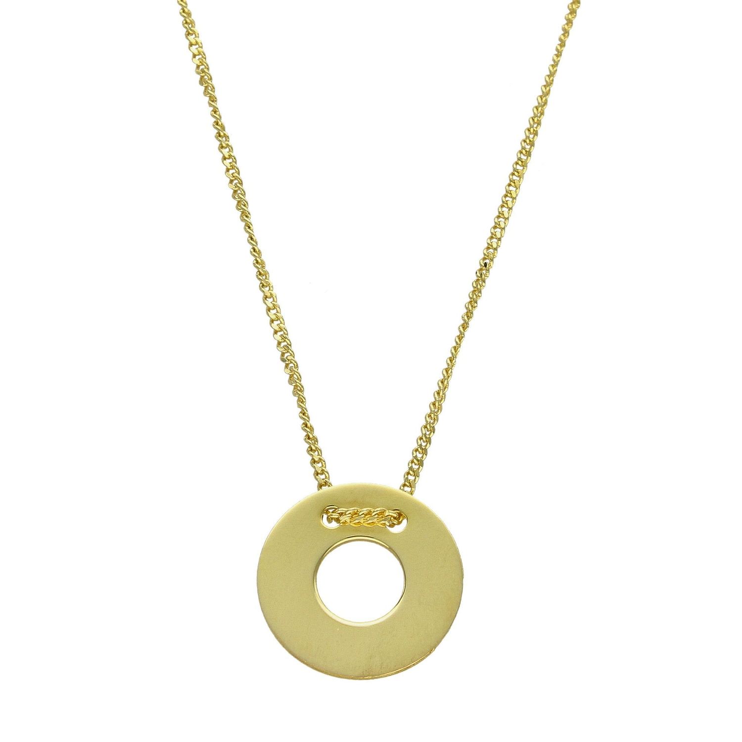 Naszyjnik celebrytka pozłacana kółko z dziurką.jpg