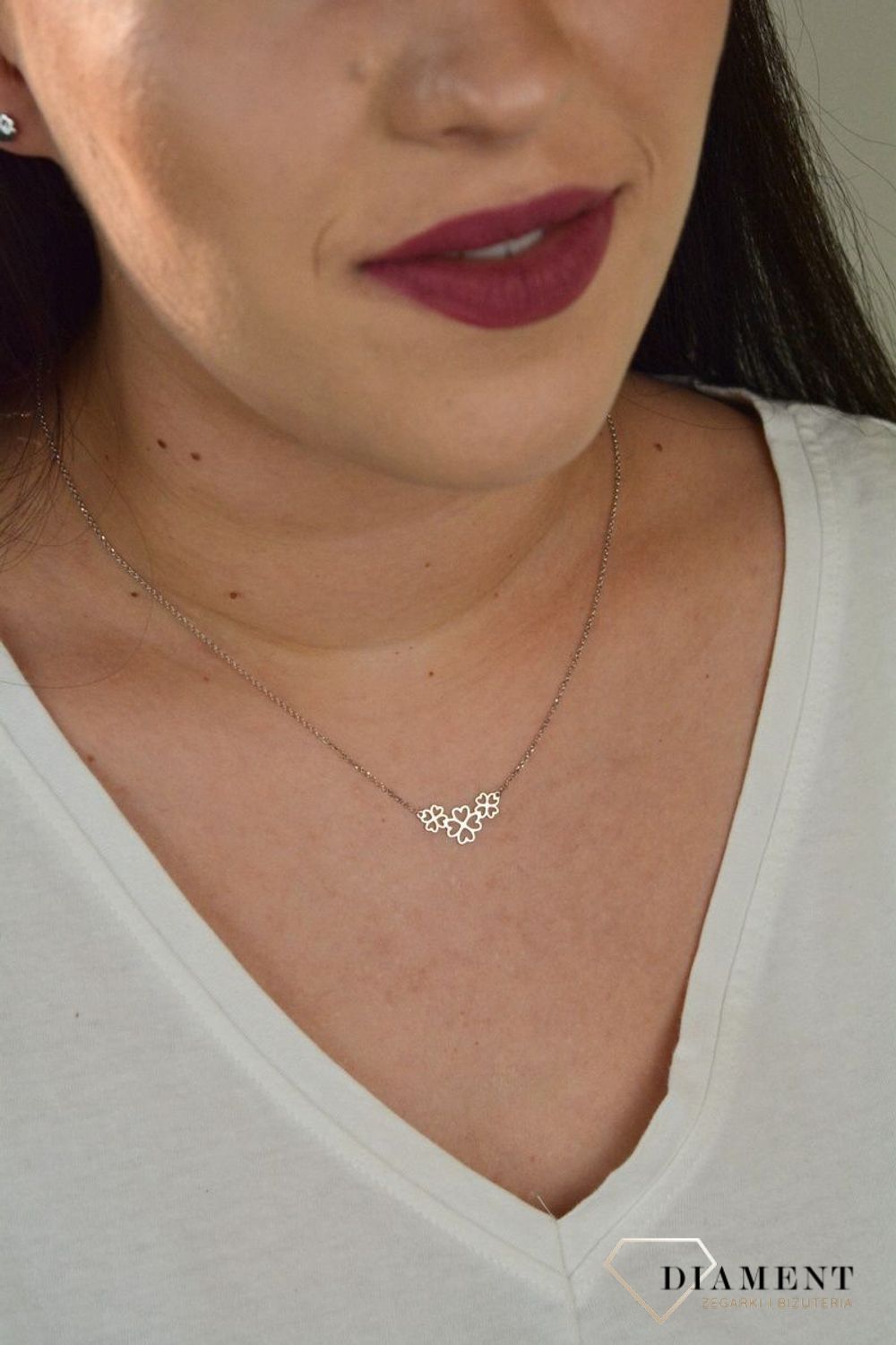 Srebrny naszyjnik celebrytka trzy kwiatki DIA-NSZ-KONICZYNKA4-925.jpg