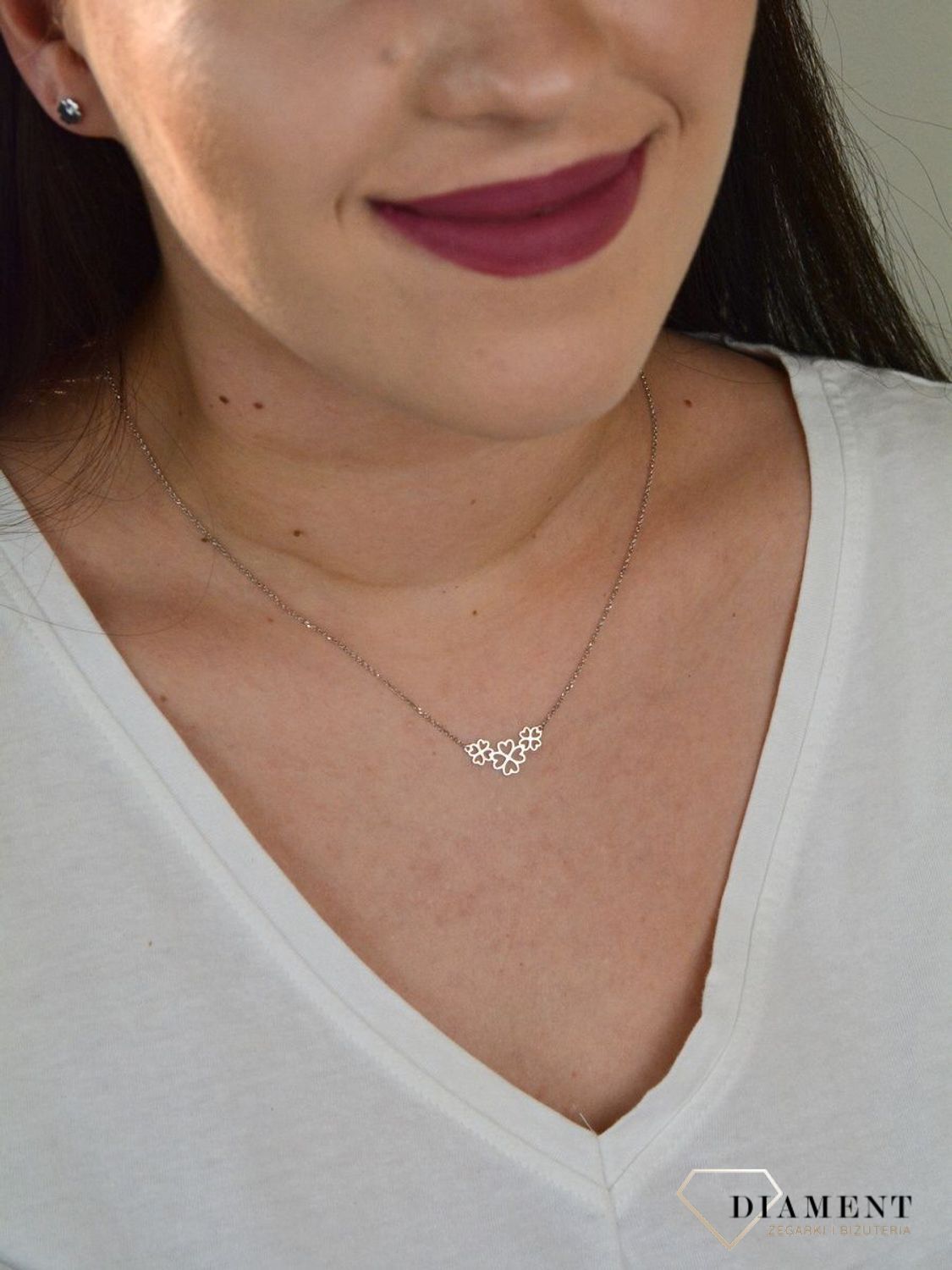Srebrny naszyjnik celebrytka trzy kwiatki DIA-NSZ-KONICZYNKA4-925.jpg