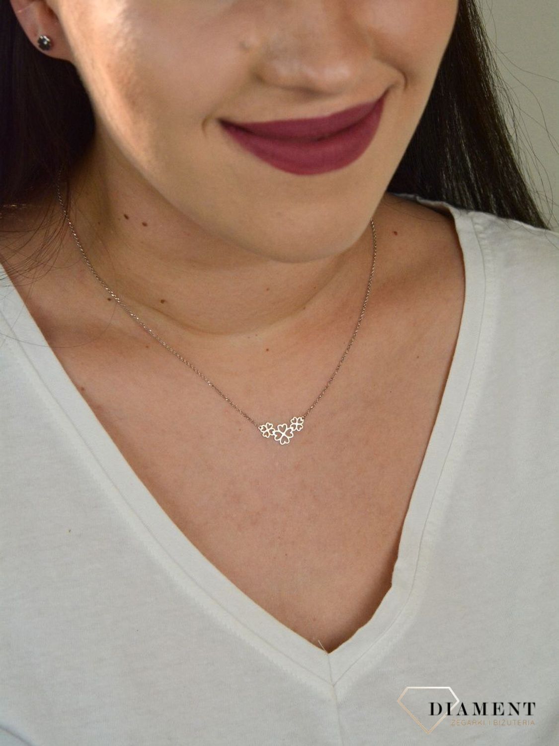 Srebrny naszyjnik celebrytka trzy kwiatki DIA-NSZ-KONICZYNKA4-925.jpg