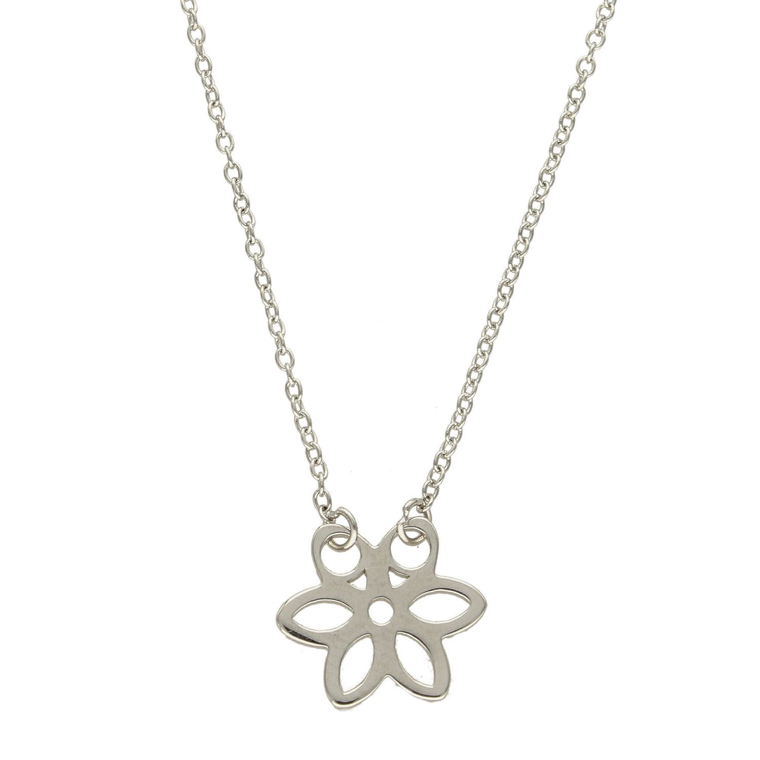 Srebrny naszyjnik celebrytka zawieszka Kwiatek DIA-NSZ-KWIATEK1-925.jpg