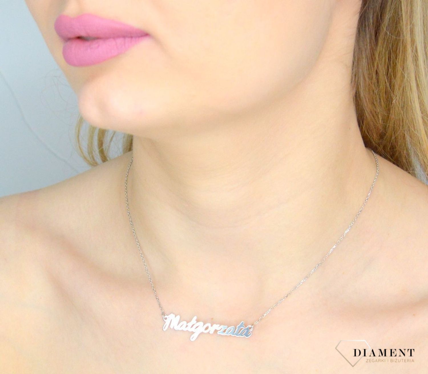 Naszyjnik damski z imieniem Małgorzata 925 srebrna celebrytka DIA-NSZ-MAŁGORZATACELR-925. Naszyjnik damski z imieniem. Naszyjnik damski Małgorzata. Srebrna celebrytka z imieniem Małgorzata. Srebrna celebrytka z imieniem na p.jpg