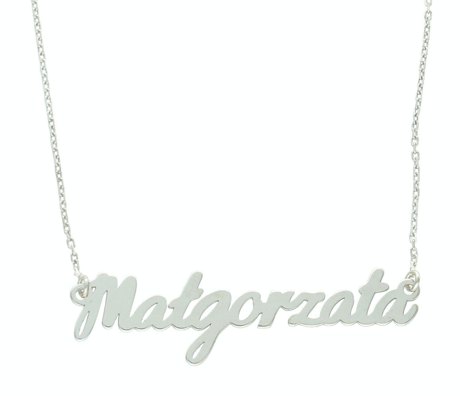 Naszyjnik damski z imieniem Małgorzata 925 srebrna celebrytka DIA-NSZ-MAŁGORZATACELR-925. Naszyjnik damski z imieniem. Naszyjnik damski Małgorzata. Srebrna celebrytka z imieniem Małgorzata. Srebrna celebrytka z imieniem na p.jpg