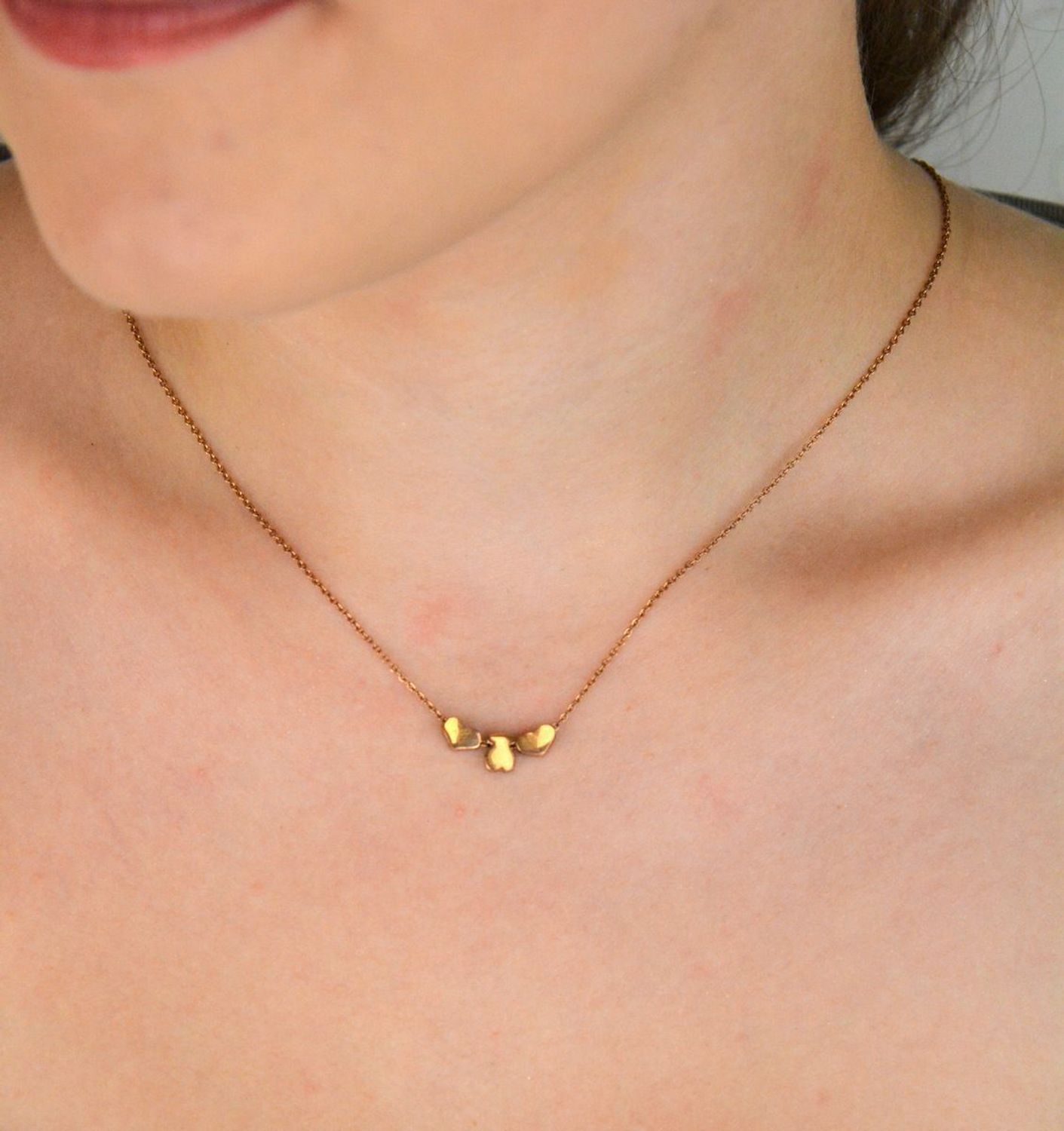 Naszyjnik damski stalowy w kolorze różowego złota Miś i serca  'Tuos' DIA-NSZ-MIŚ-RÓŻOWE-ZŁOTO-STAL. Biżuteria z misiami jak Tous. Naszyjnik celebrytka z misiem. Biżuteria stalowa.1.jpg