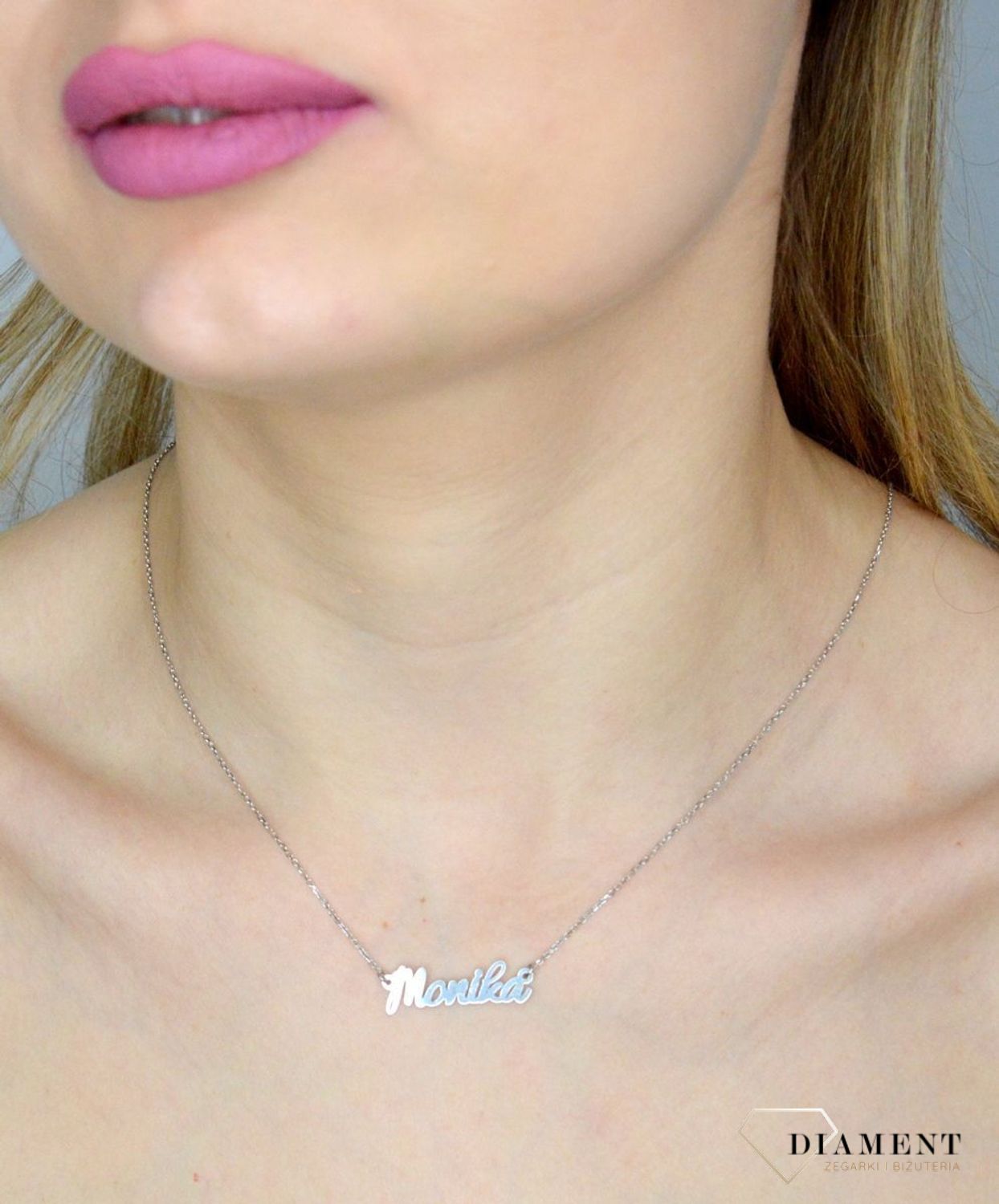 Naszyjnik damski z imieniem Monika 925 srebrna celebrytka DIA-NSZ-MONIKACELR-925.jpg