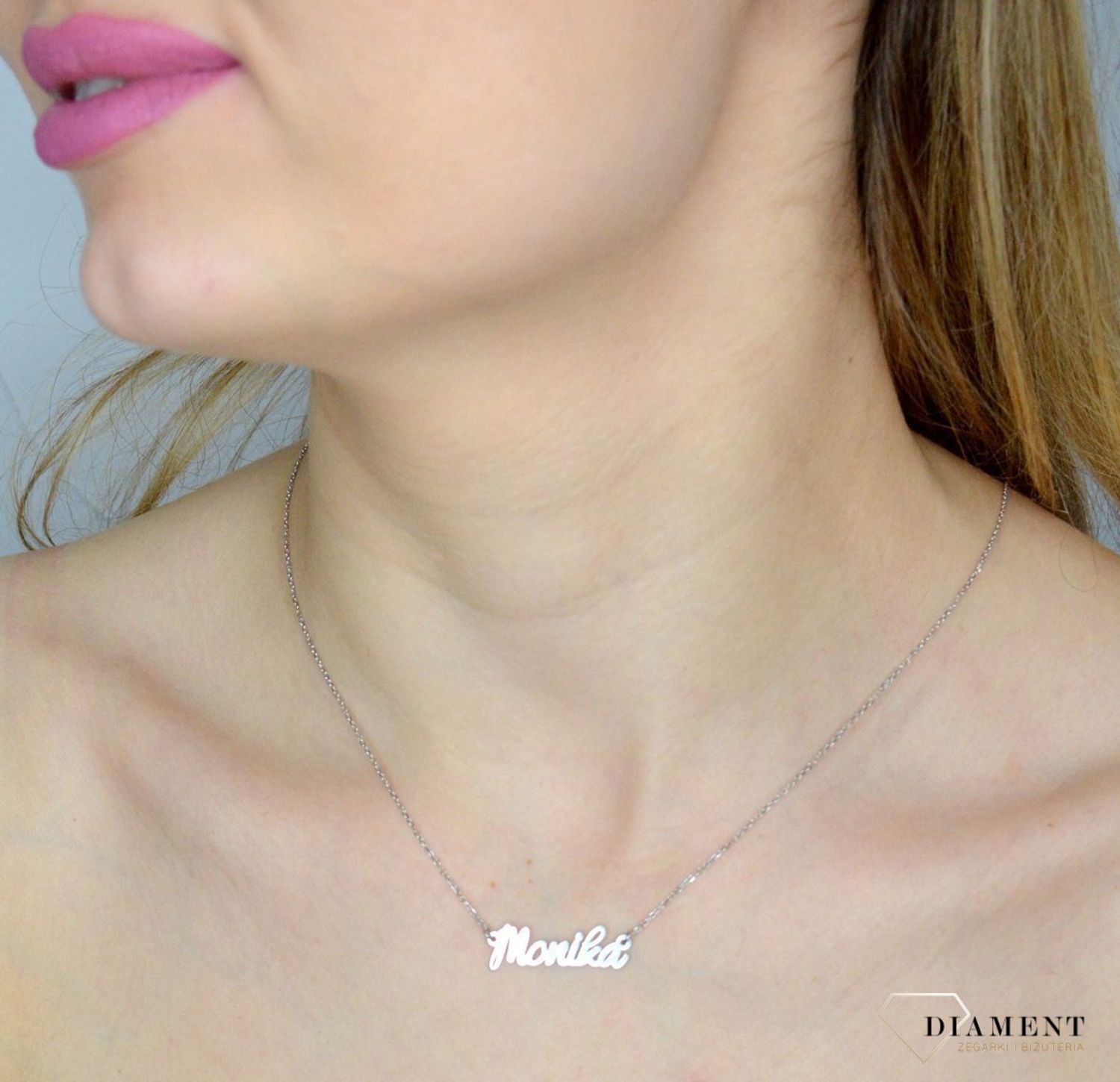 Naszyjnik damski z imieniem Monika 925 srebrna celebrytka DIA-NSZ-MONIKACELR-925.jpg