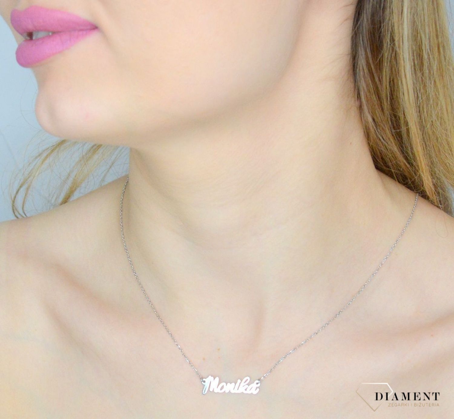 Naszyjnik damski z imieniem Monika 925 srebrna celebrytka DIA-NSZ-MONIKACELR-925.jpg