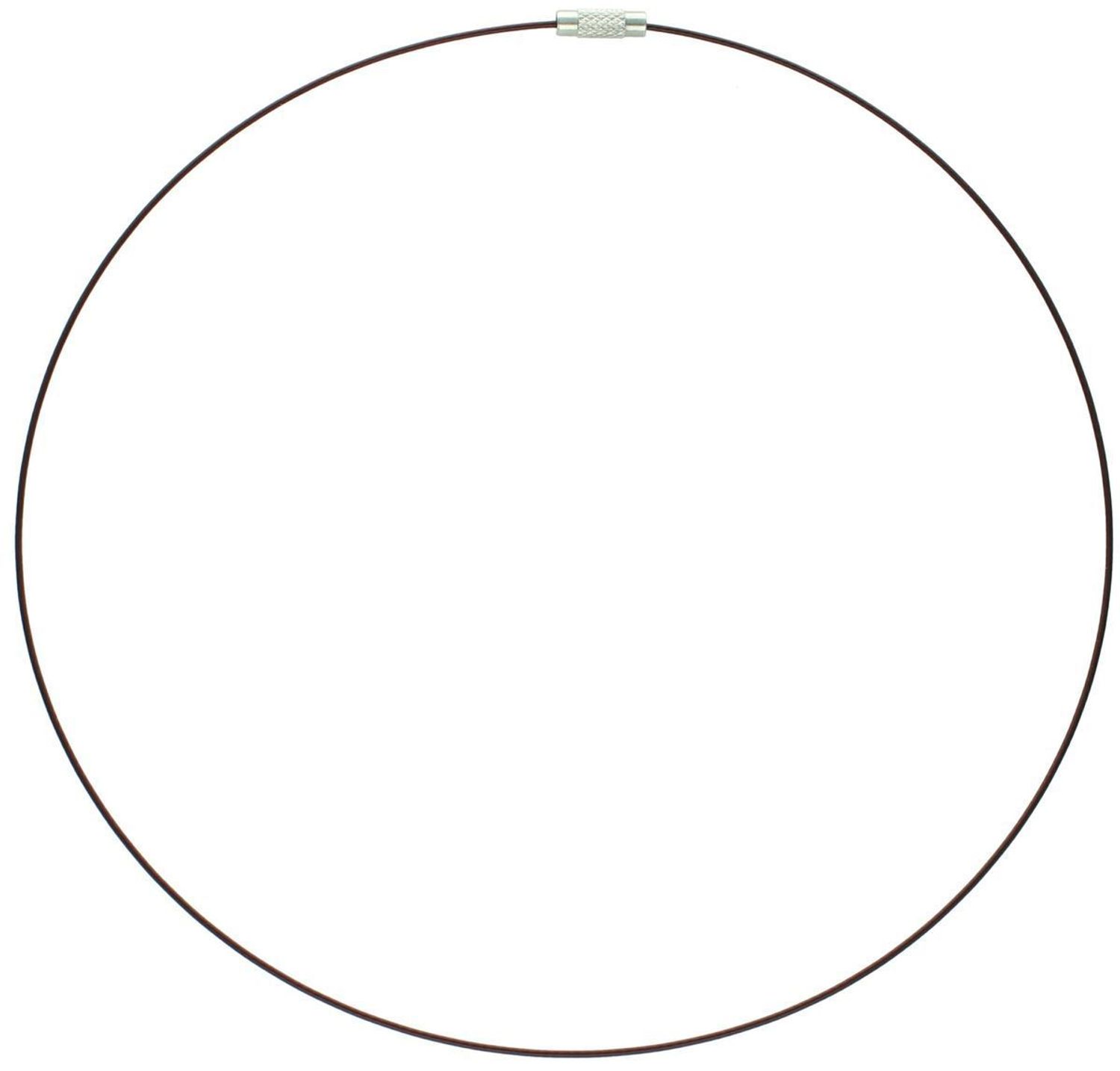 Modny naszyjnik typu choker z czarnej żyłki o długości 45 cm. Stalowe zakręcane końcówki. Idealny do letnich i festiwalowych stylizacji – sprawdź!11.jpg