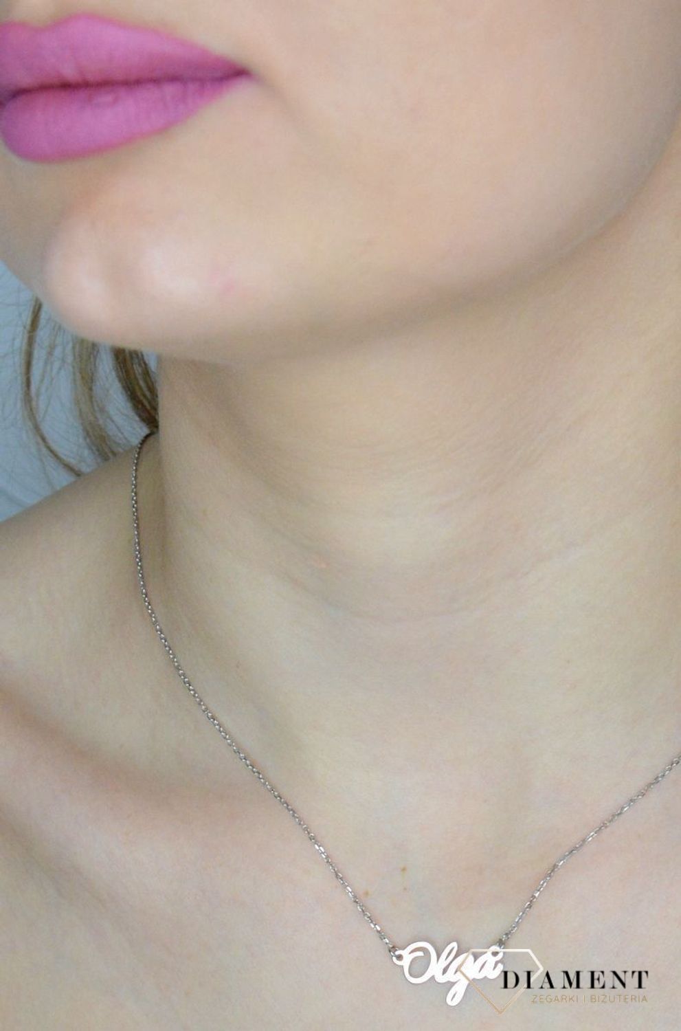 Naszyjnik damski z imieniem Olga 925 srebrna celebrytka DIA-NSZ-OLGACELR-925.jpg