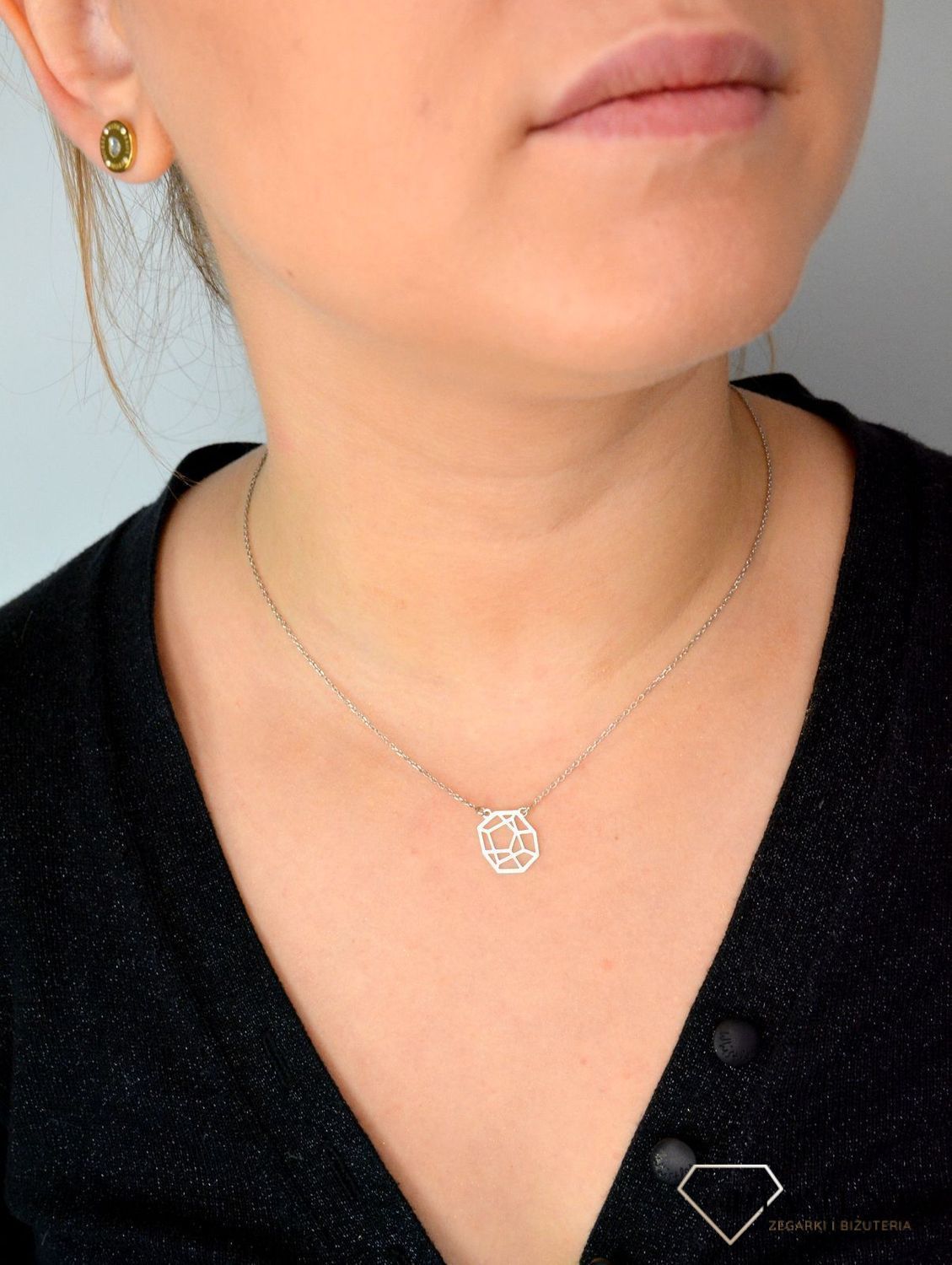 Srebrny naszyjnik celebrytka z origami DIA-NSZ-ORIGAMI1-925.jpg