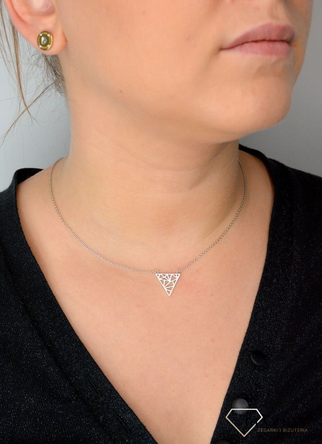 Srebrny naszyjnik celebrytka trójkąt origami DIA-NSZ-ORIGAMI3-925.jpg