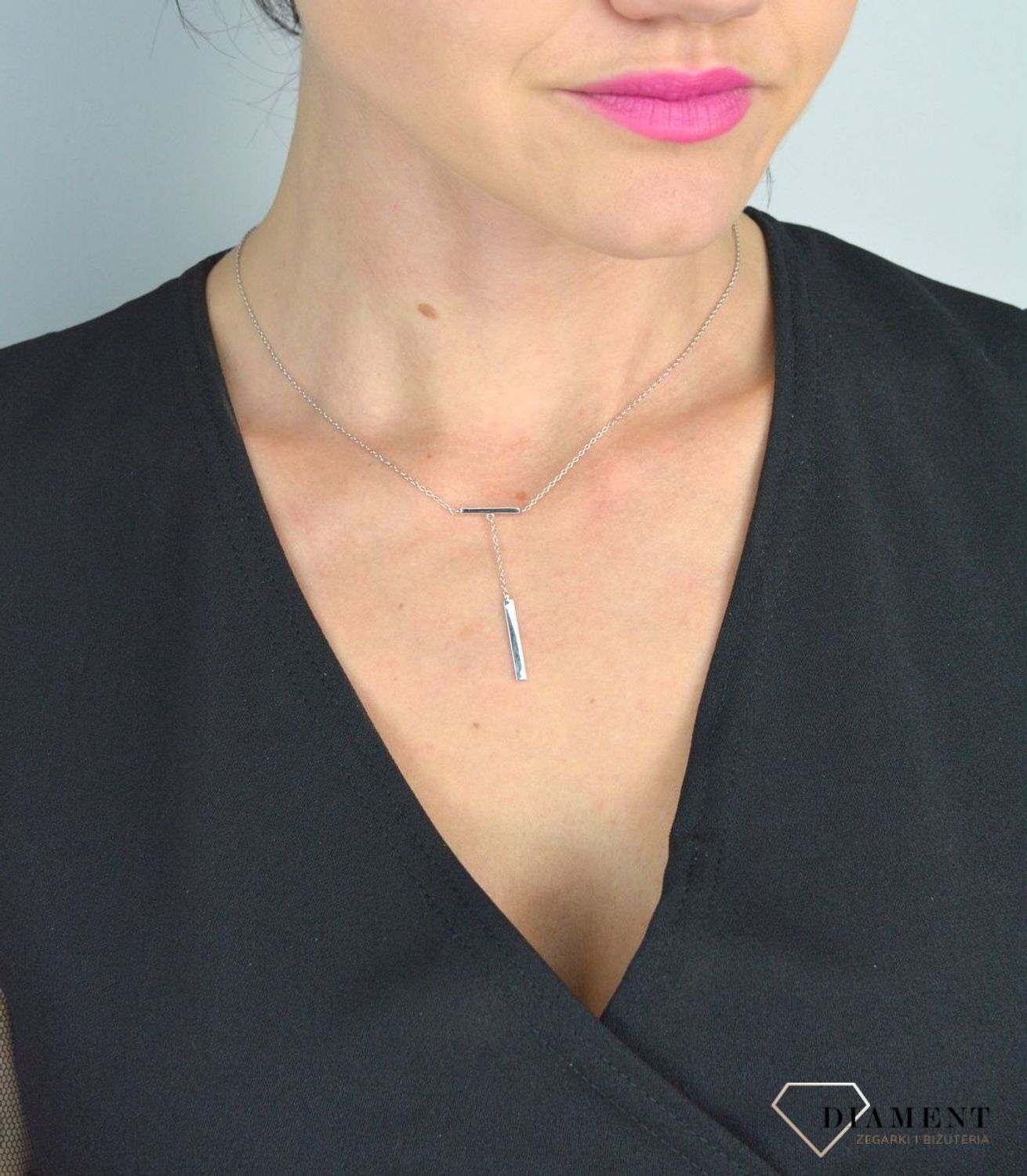 Srebrny naszyjnik celebrytka krawatka z patyczkiem DIA-NSZ-PATYCZEK1-925.jpg