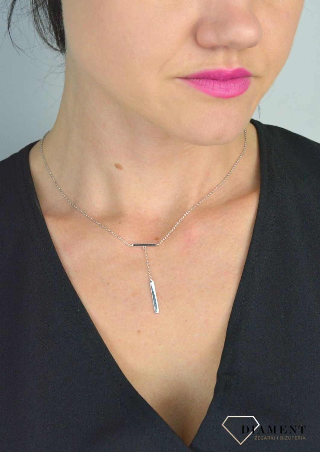 Srebrny naszyjnik celebrytka krawatka z patyczkiem DIA-NSZ-PATYCZEK1-925.jpg