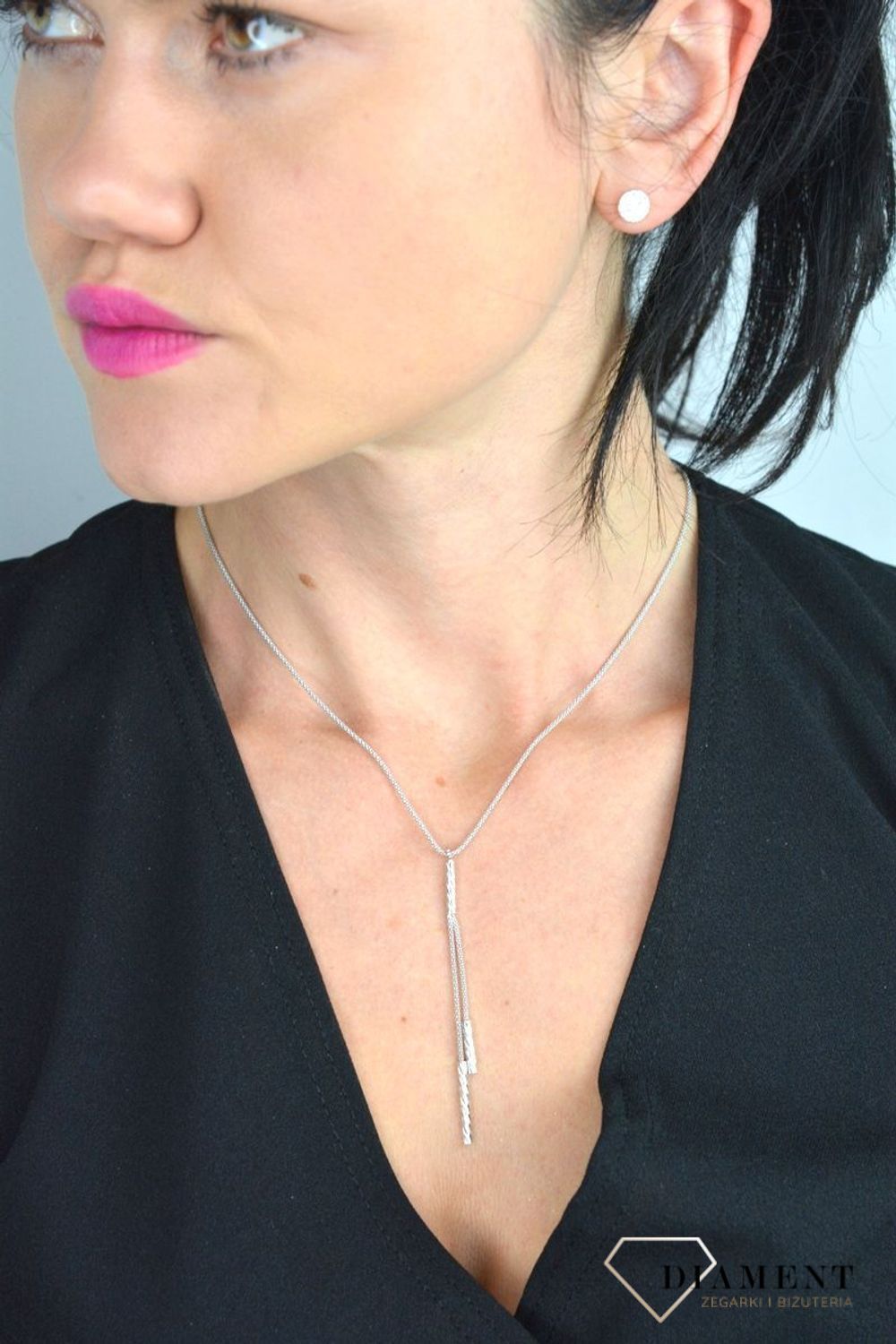 Srebrny naszyjnik krawatka wiszące rureczki DIA-NSZ-PATYCZKI-925.jpg