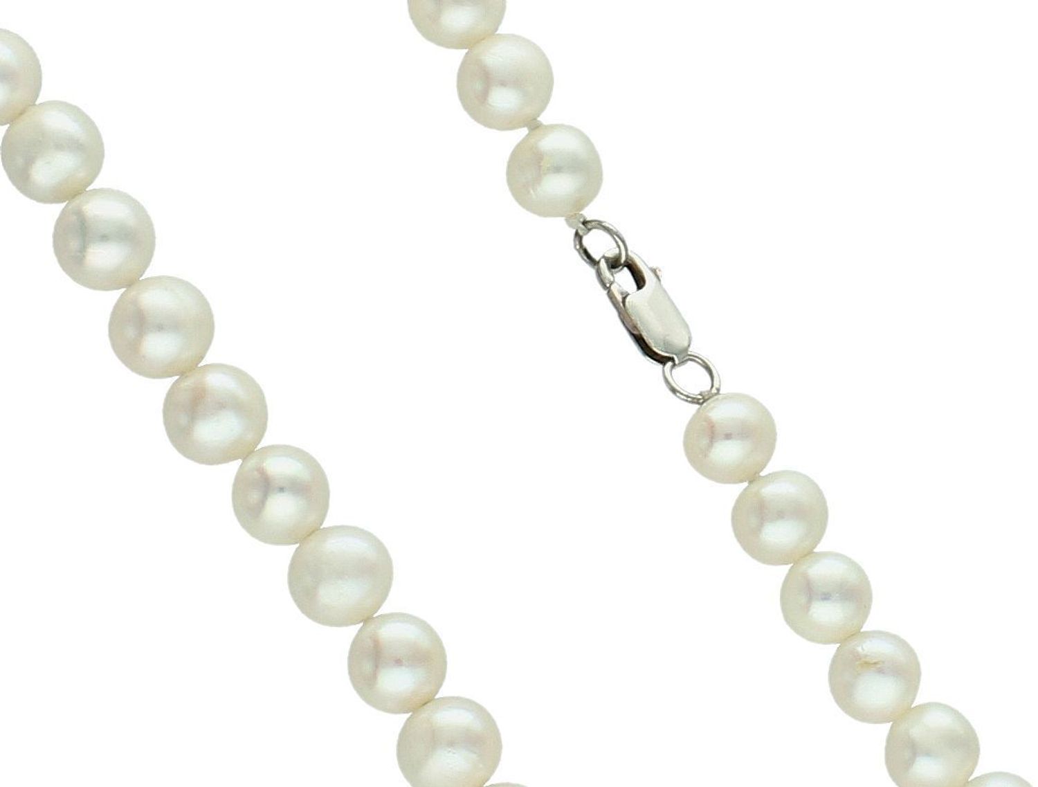 Naszyjnik z Białych Pereł Hodowlanych 8 mm – Srebro 925 – Długość 43 cm (3).jpg