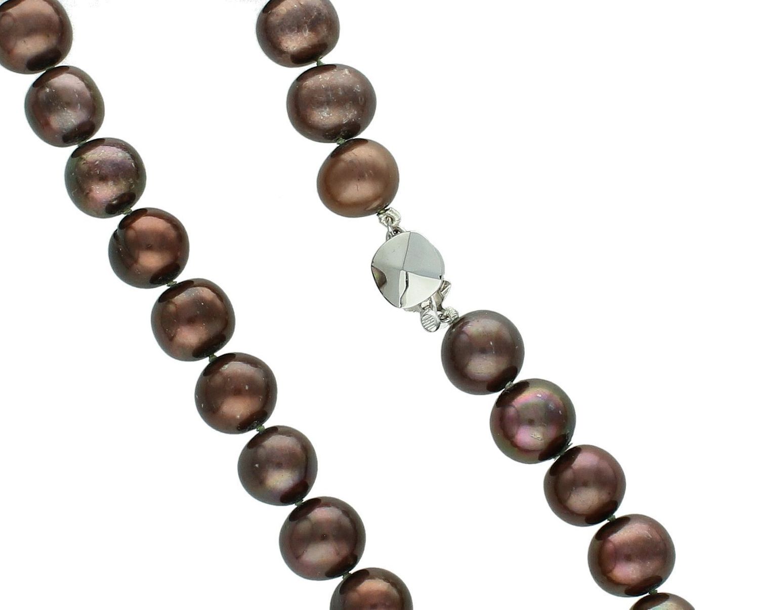 Naszyjnik z Brązowych Pereł Hodowlanych 10 mm – Srebro 925 – Długość 45 cm (2).jpg
