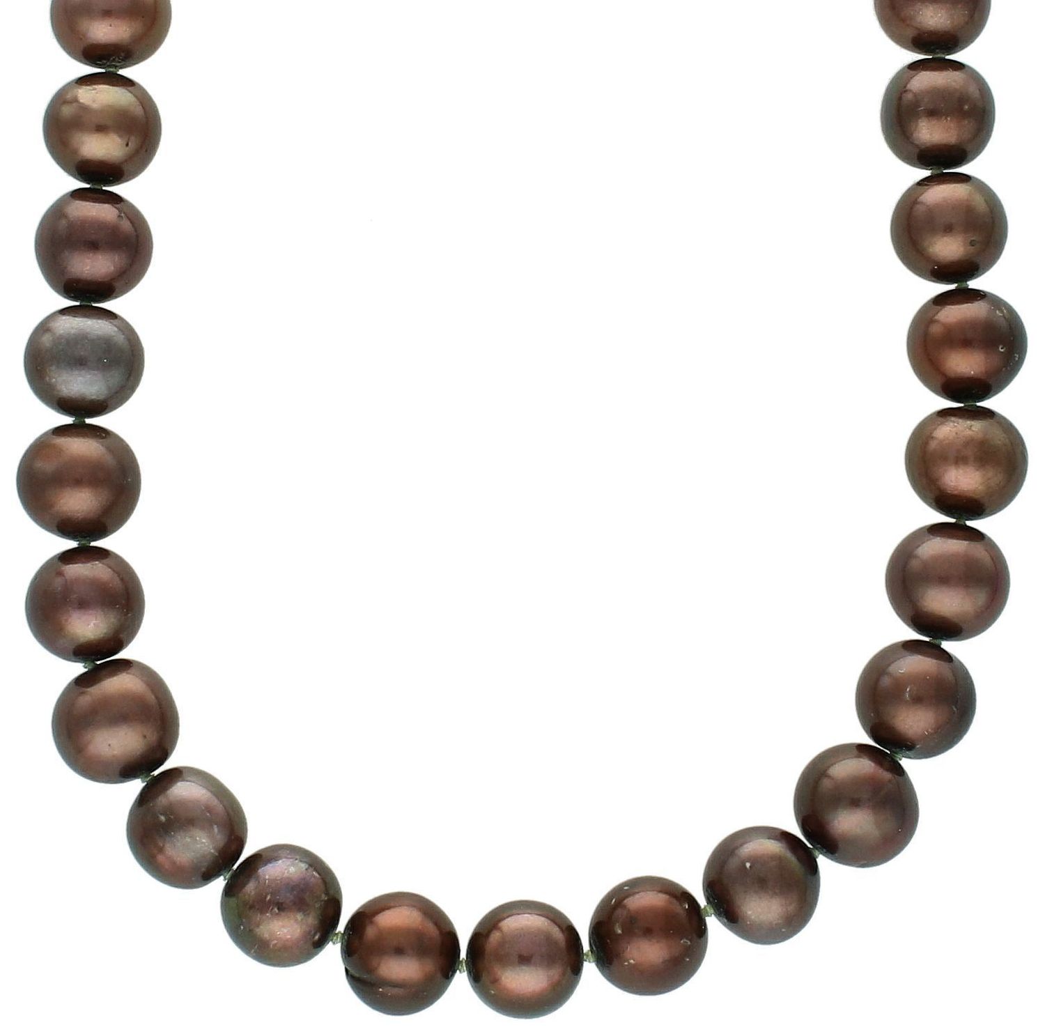 Naszyjnik z Brązowych Pereł Hodowlanych 10 mm – Srebro 925 – Długość 45 cm (2).jpg