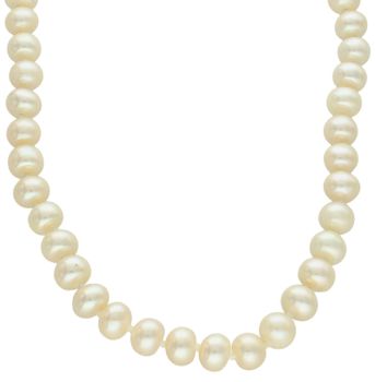 Kremowy naszyjnik z naturalnych pereł 6 mm – supełkowany, srebro 925, 45 cm (1).jpg