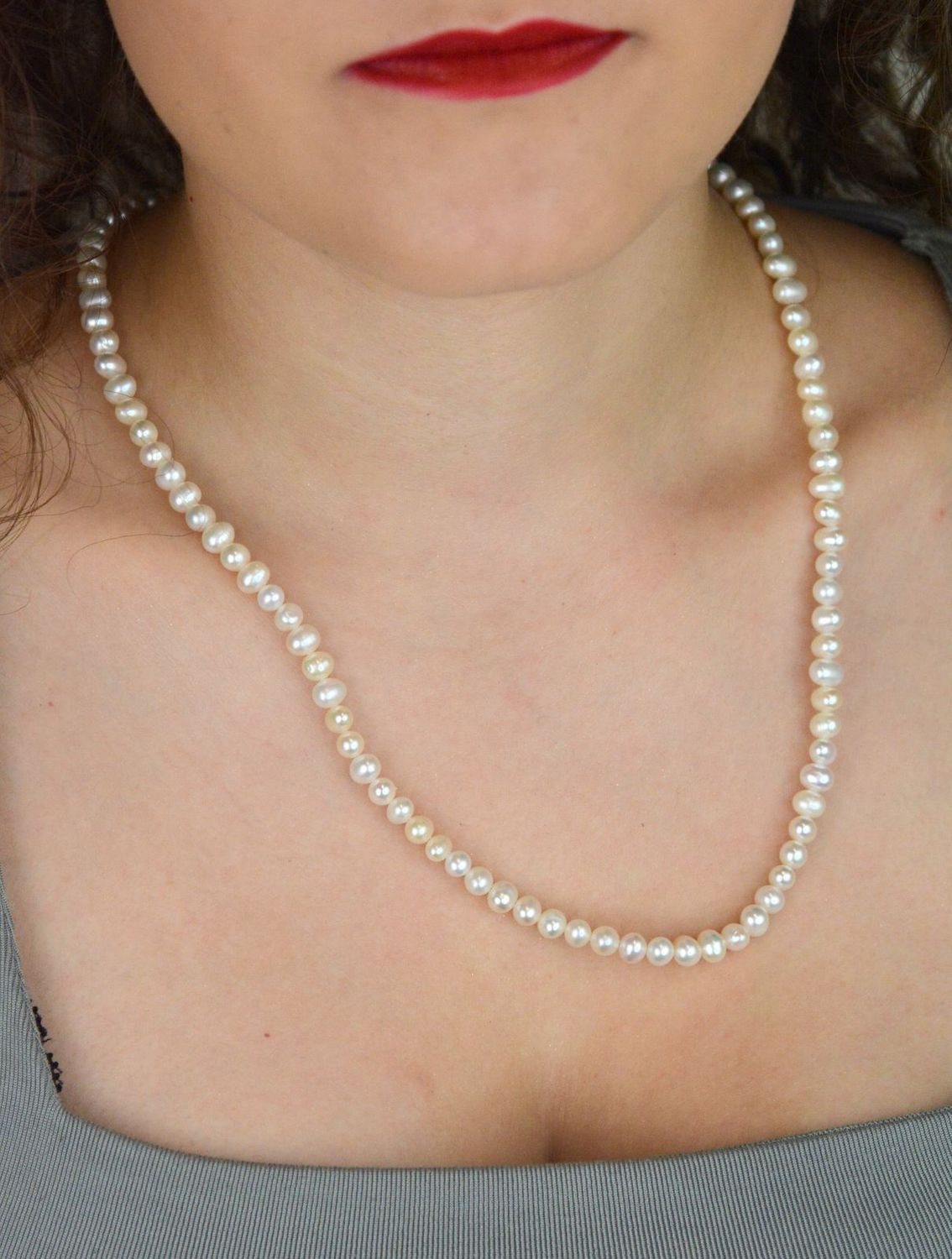 Naszyjnik z Białych Pereł 6 mm – Perły Hodowlane, Srebro 925, 55 cm (1).jpg