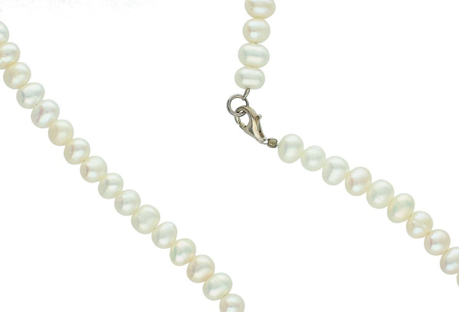 Naszyjnik z Białych Pereł 6 mm – Perły Hodowlane, Srebro 925, 55 cm (1).jpg