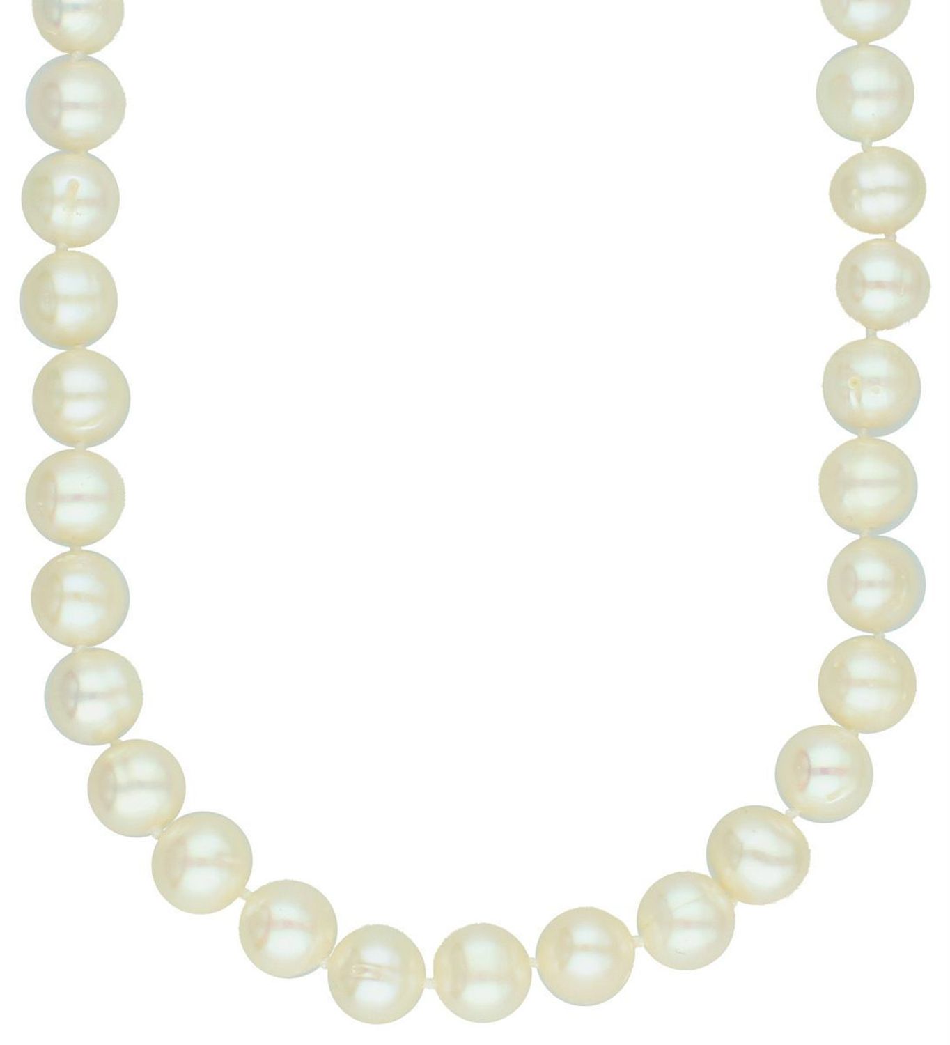 Naszyjnik z kremowych pereł naturalnych 8-9 mm  55 cm  Srebro 925  Wiązanie supełkowe (2).jpg