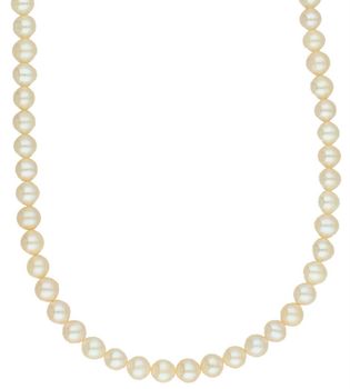 Naszyjnik z naturalnych pereł łososiowych 6 mm  Srebro 925  Długość 50 cm (2).jpg