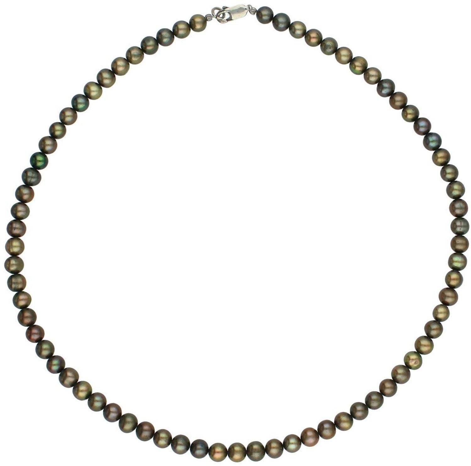 Naszyjnik z ciemnych pereł naturalnych 6 mm  Srebro 925  45 cm  Elegancki, wielokolorowy połysk (2).jpg