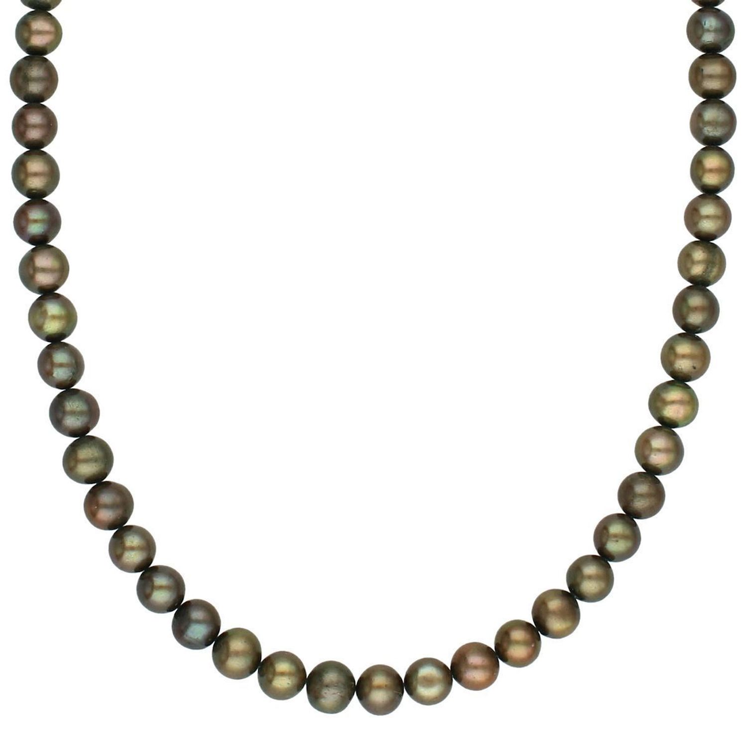 Naszyjnik z ciemnych pereł naturalnych 6 mm  Srebro 925  45 cm  Elegancki, wielokolorowy połysk (2).jpg