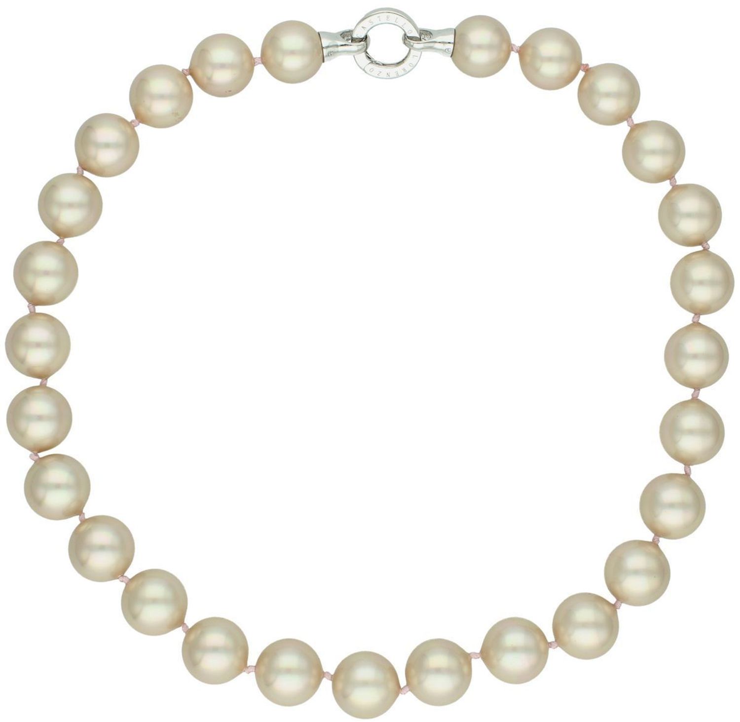 Naszyjnik z perłopławów 15 mm  Jasny beż  Supełkowanie  Srebro 925  Perły z Oceanu Spokojnego  45 cm (2).jpg